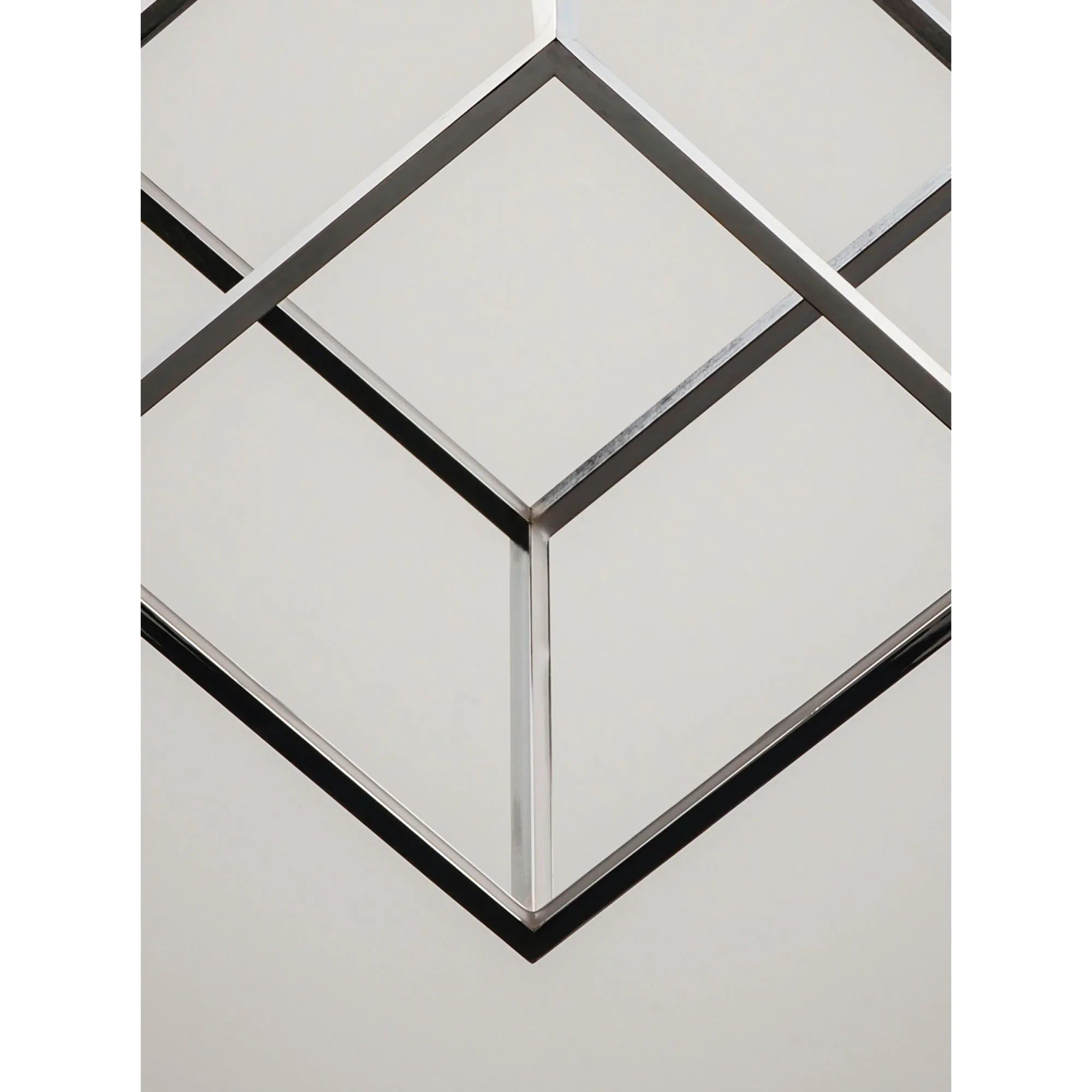 4 Square 21" LED Pendant, Polished Chrome Finish