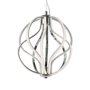 Aura 12" LED Pendant, Polished Chrome Finish