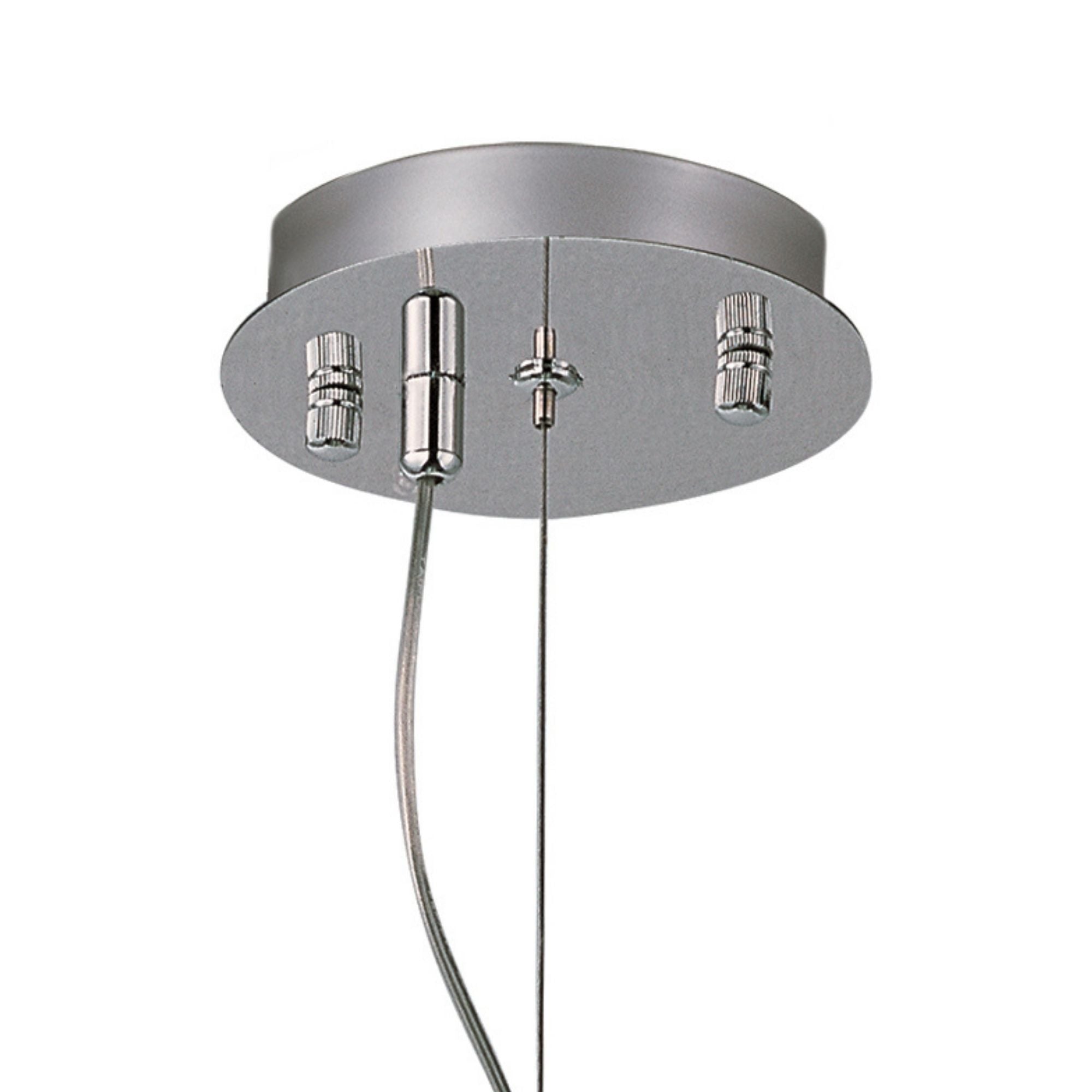 Aura 12" LED Pendant, Polished Chrome Finish