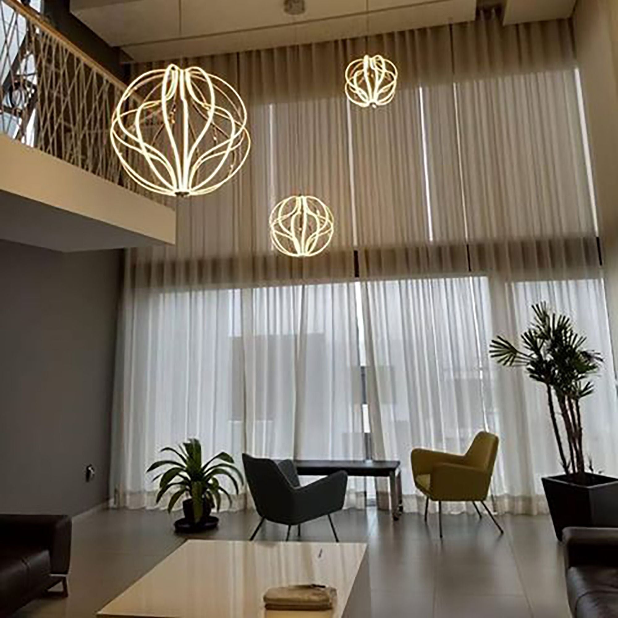 Aura 12" LED Pendant, Polished Chrome Finish