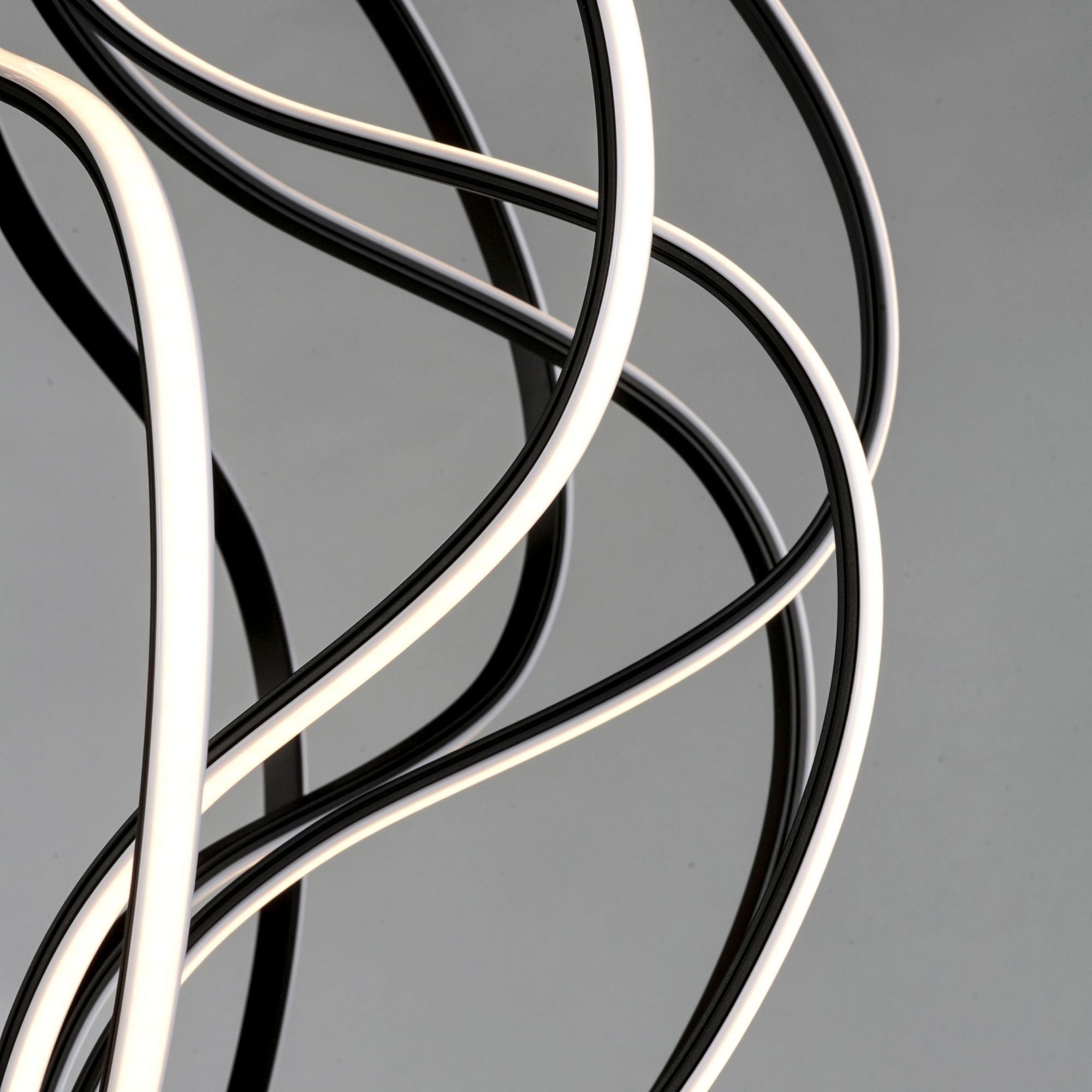 Aura 17" LED Pendant, Black Finish