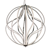 Aura 24" LED Pendant, Polished Chrome Finish