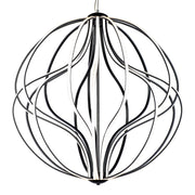 Aura 31" LED Pendant, Black Finish