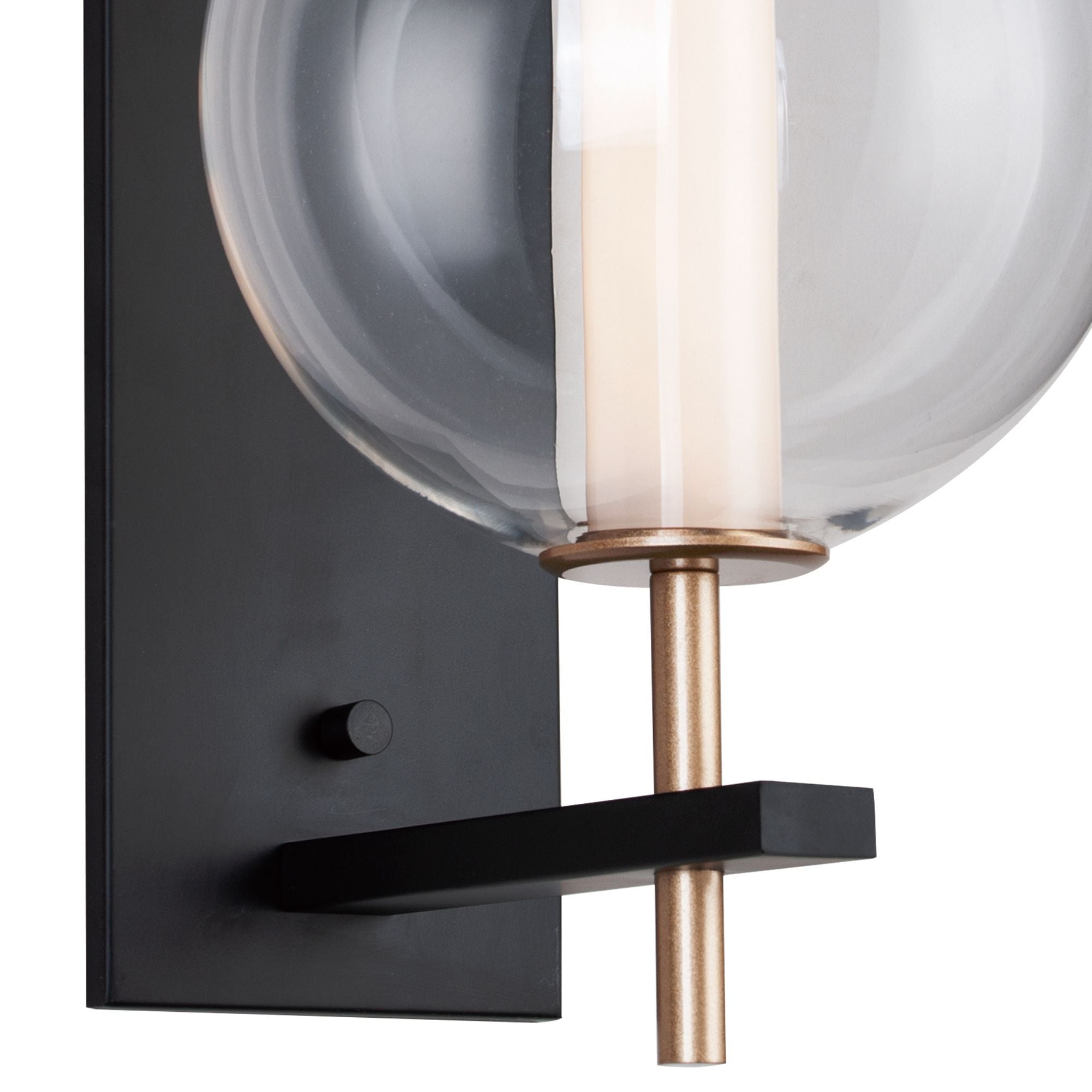 Axle 16" LED Wall Sconce, Gold & Black Finish
