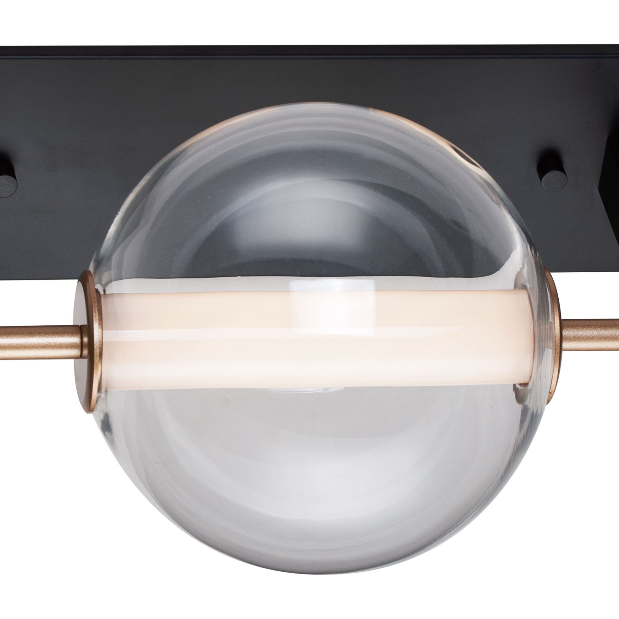 Axle 16" LED Wall Sconce, Gold & Black Finish