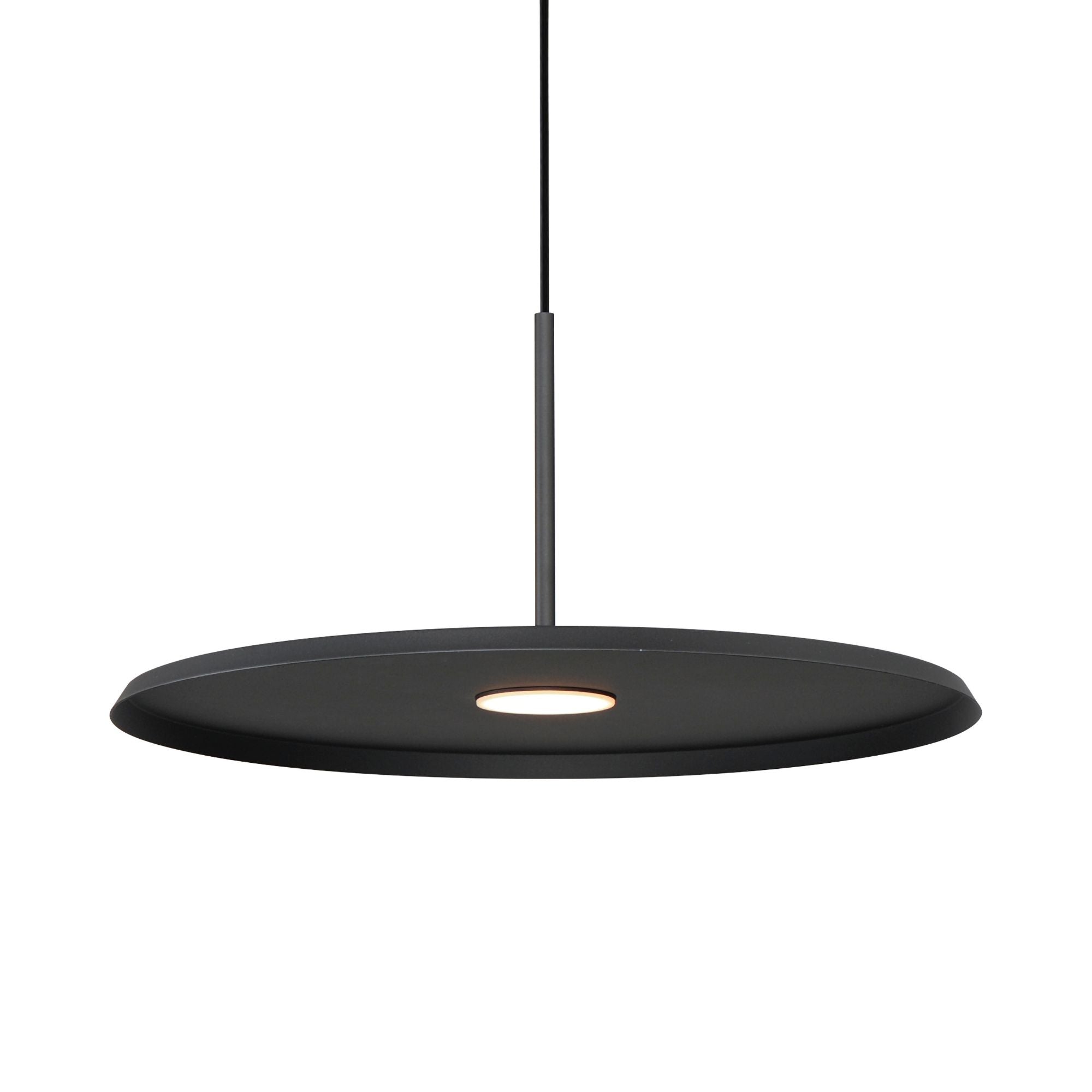 Berliner 20" LED Pendant, Black Finish