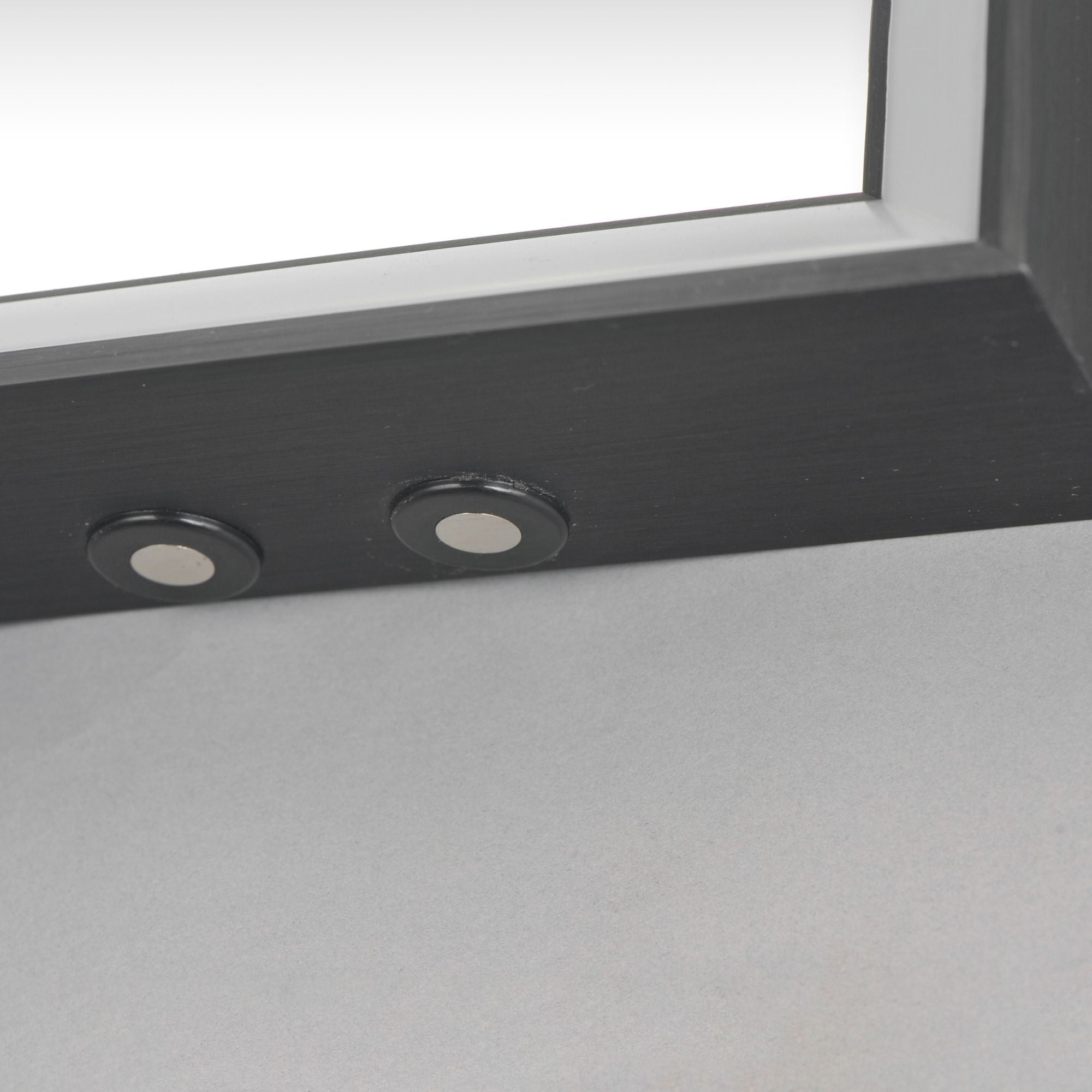 Bevel 24" x 30" LED Mirror, Brushed Black Finish