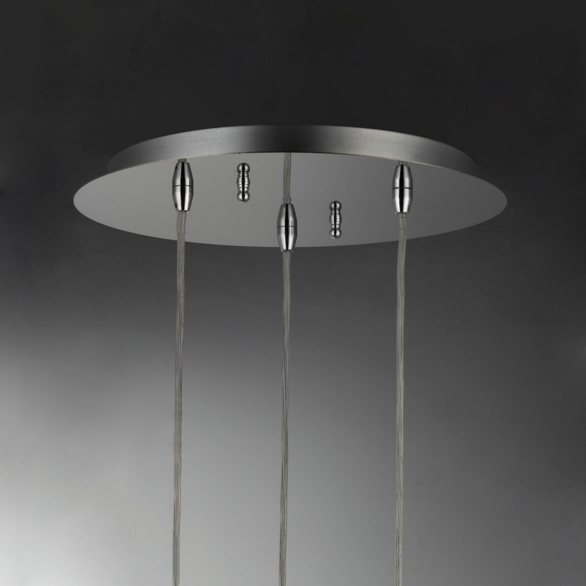 Big Fizz 13" 3-Light LED Pendant, Polished Chrome Finish