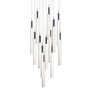 Big Fizz 20" 13-Light LED Pendant, Polished Chrome Finish