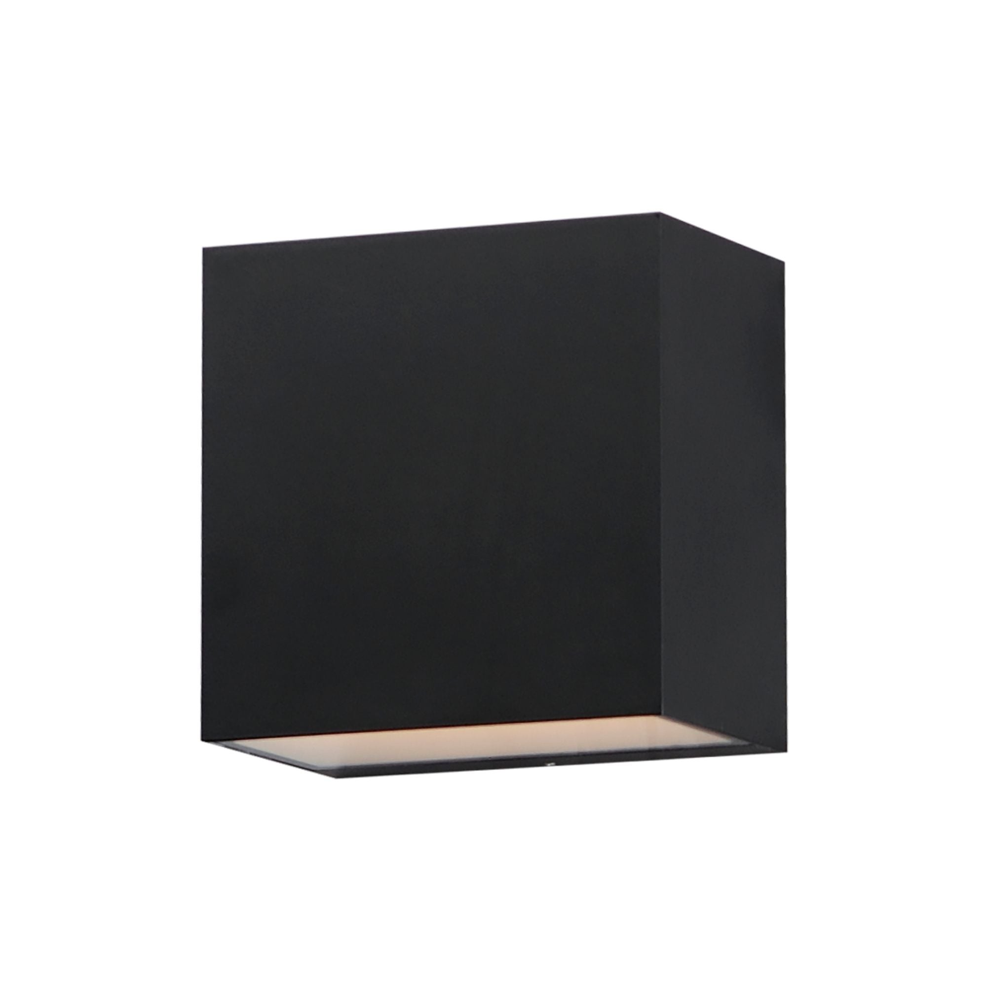 Blok 5" LED Outdoor Wall Sconce, Black Finish