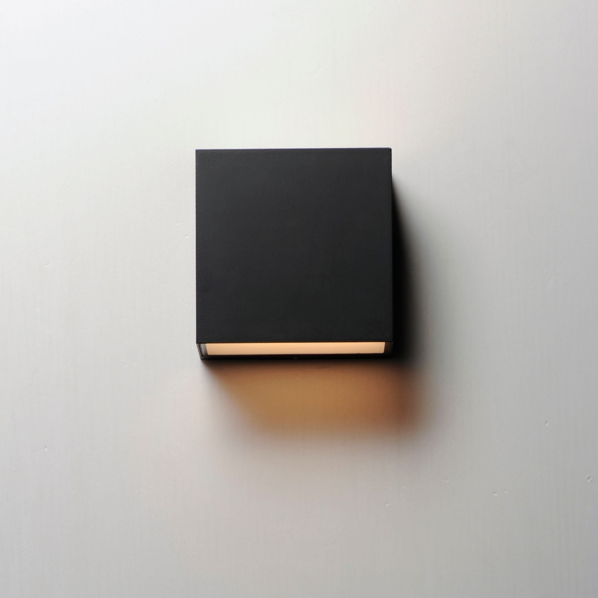 Blok 5" LED Outdoor Wall Sconce, Black Finish