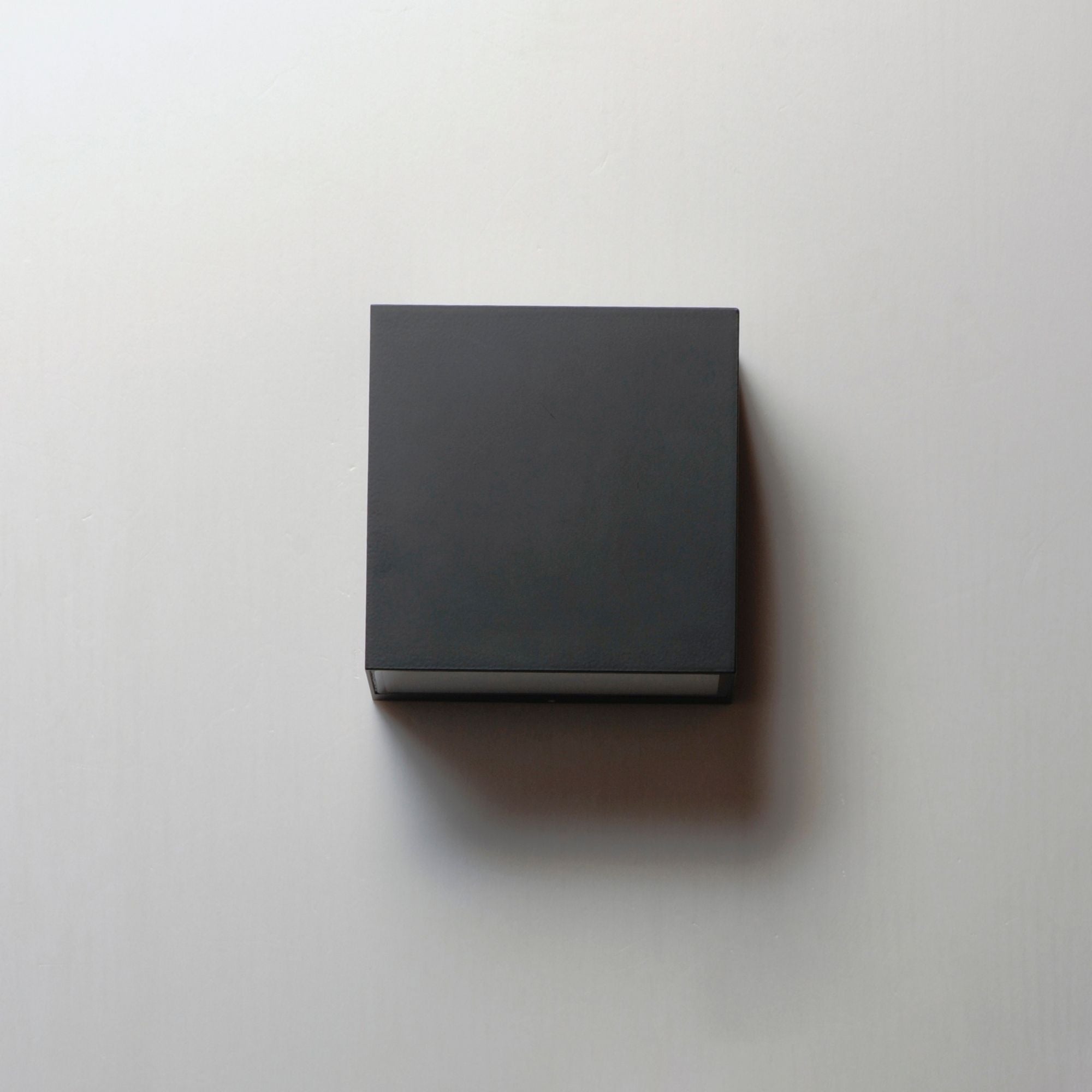 Blok 5" LED Outdoor Wall Sconce, Black Finish