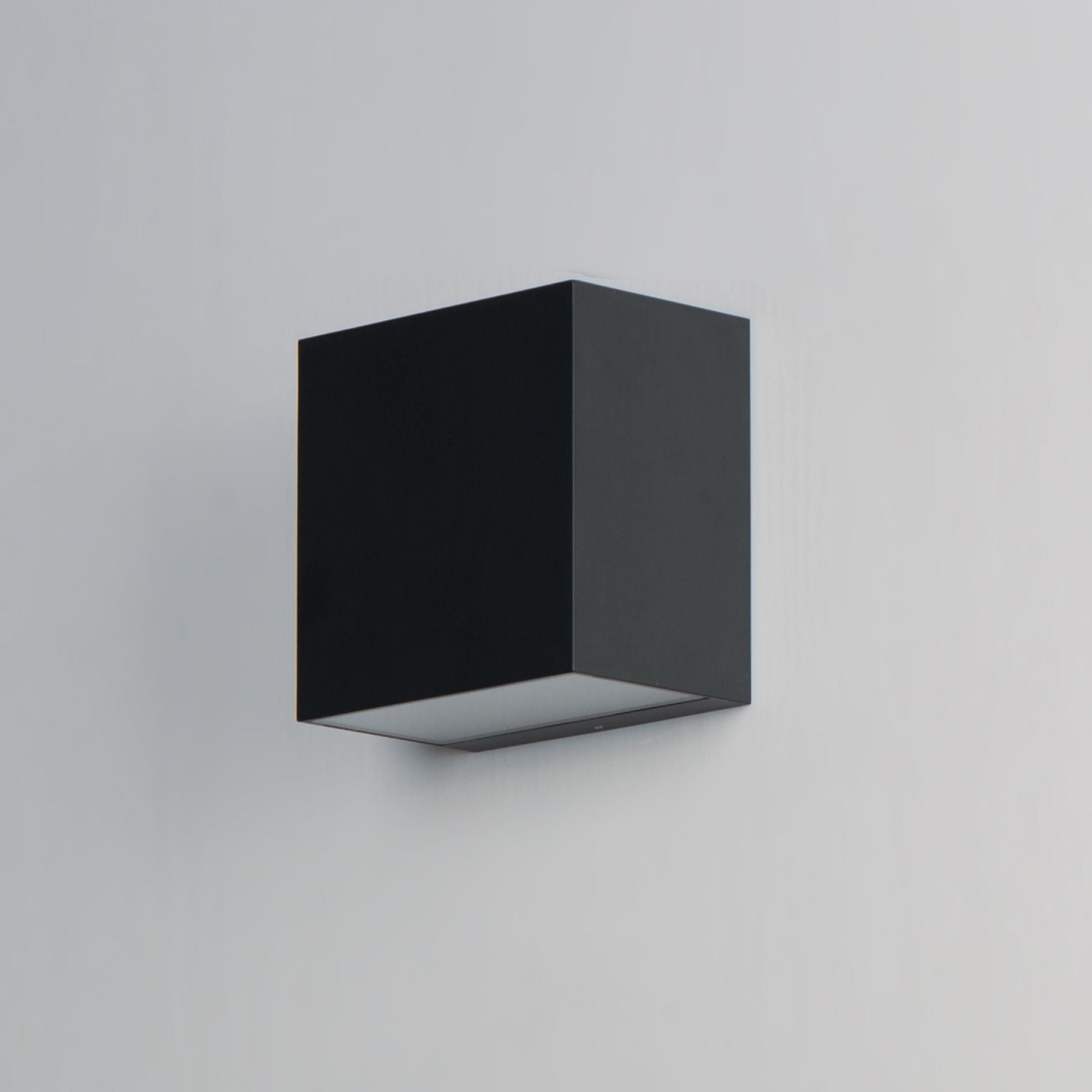 Blok 5" LED Outdoor Wall Sconce, Black Finish
