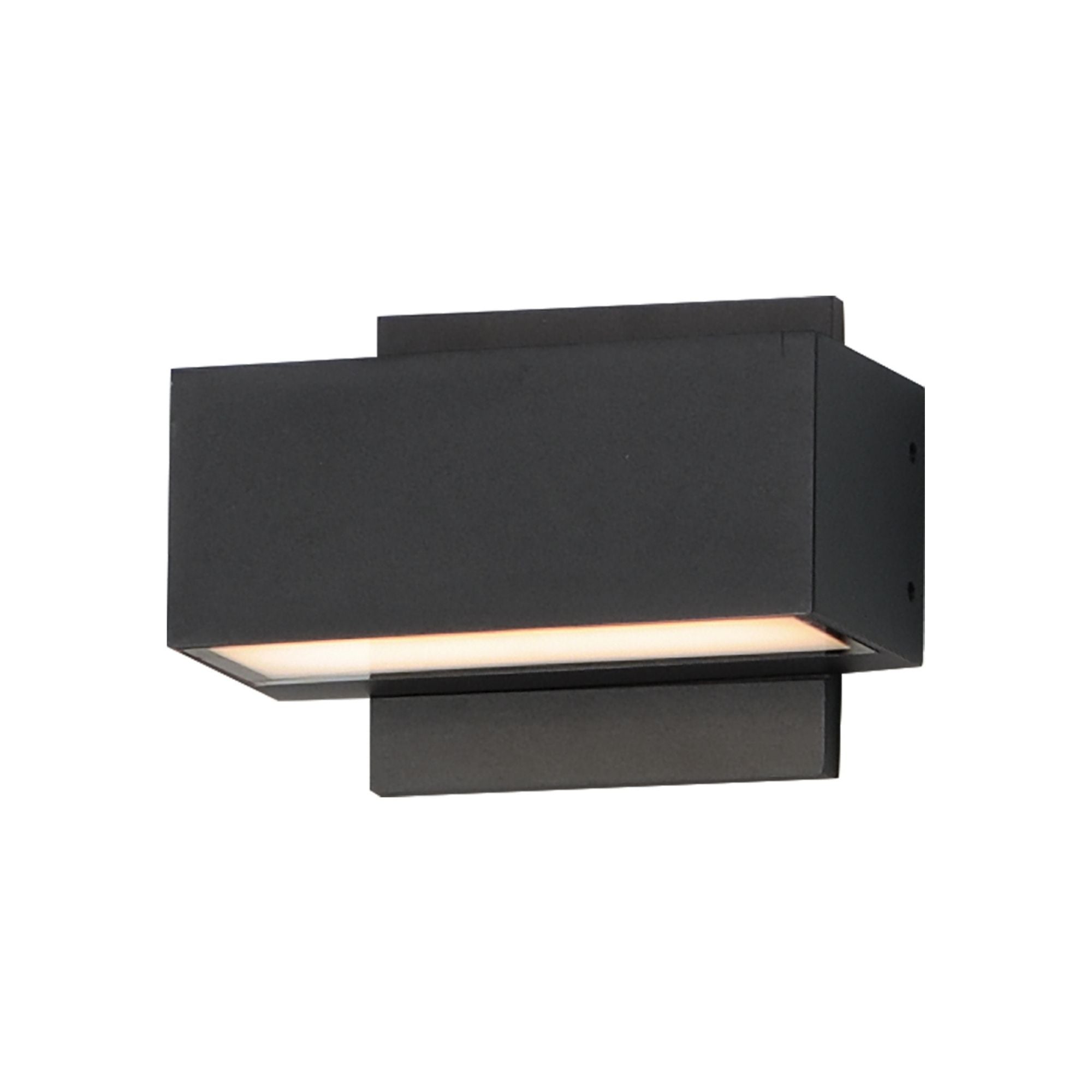 Blok 7" LED Outdoor Wall Sconce, Black Finish