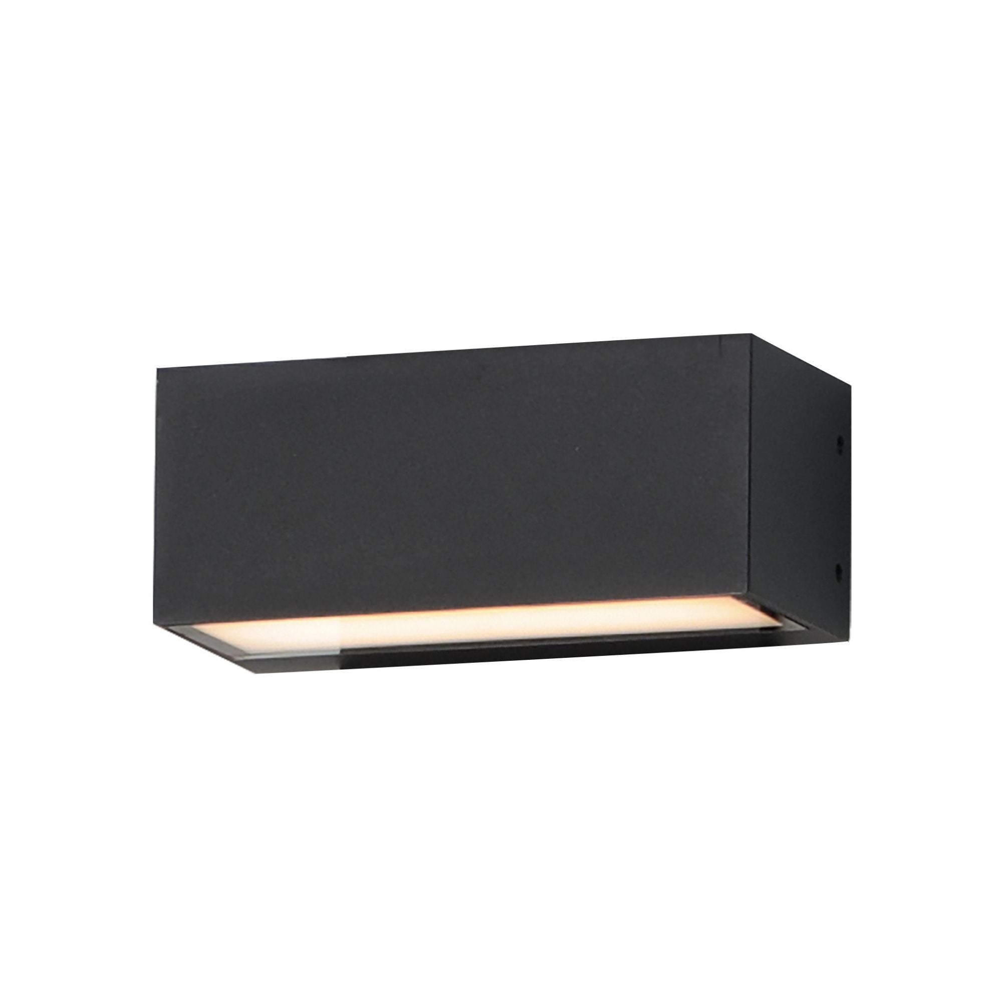 Blok 7" LED Outdoor Wall Sconce, Black Finish
