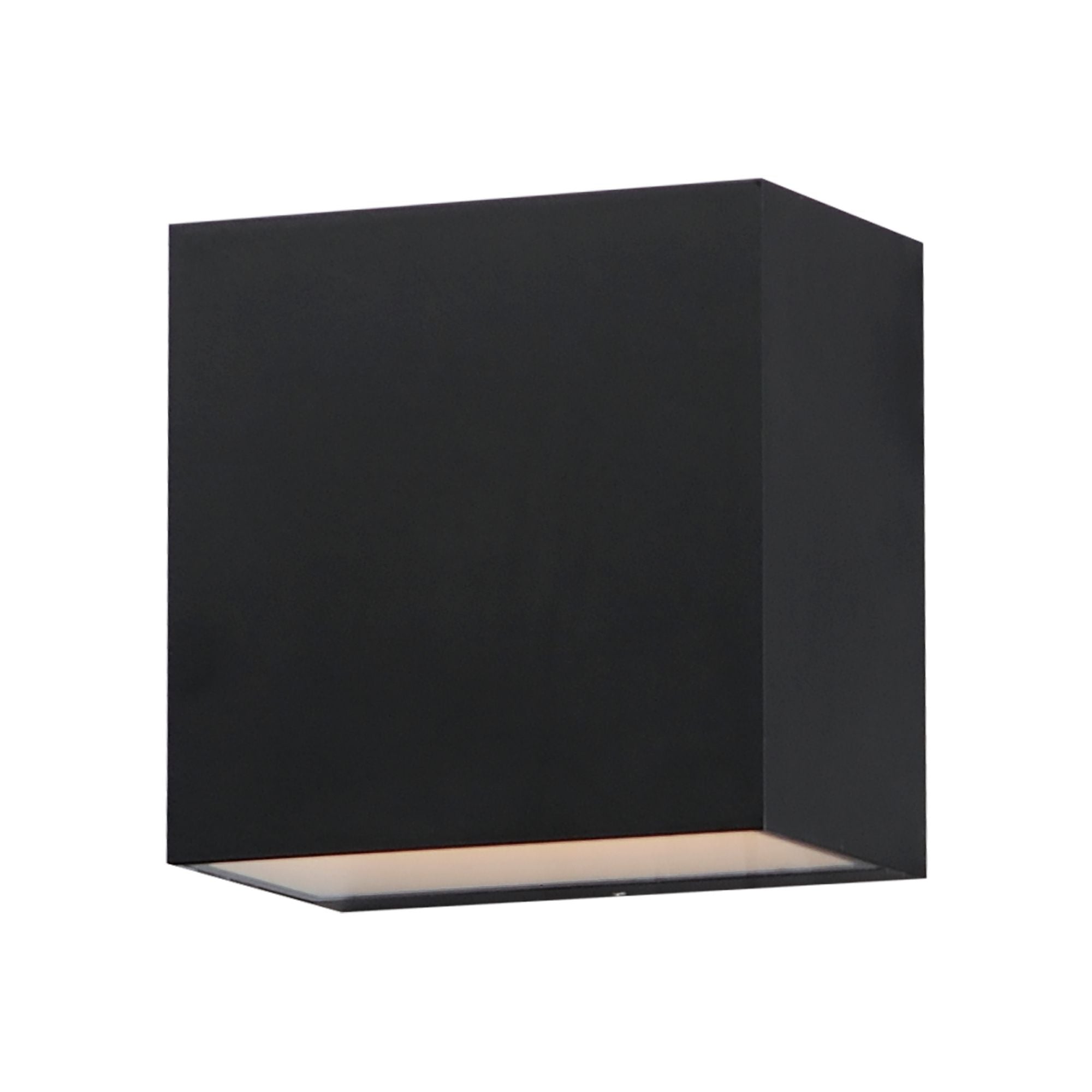 Blok 6" LED Outdoor Wall Sconce, Black Finish