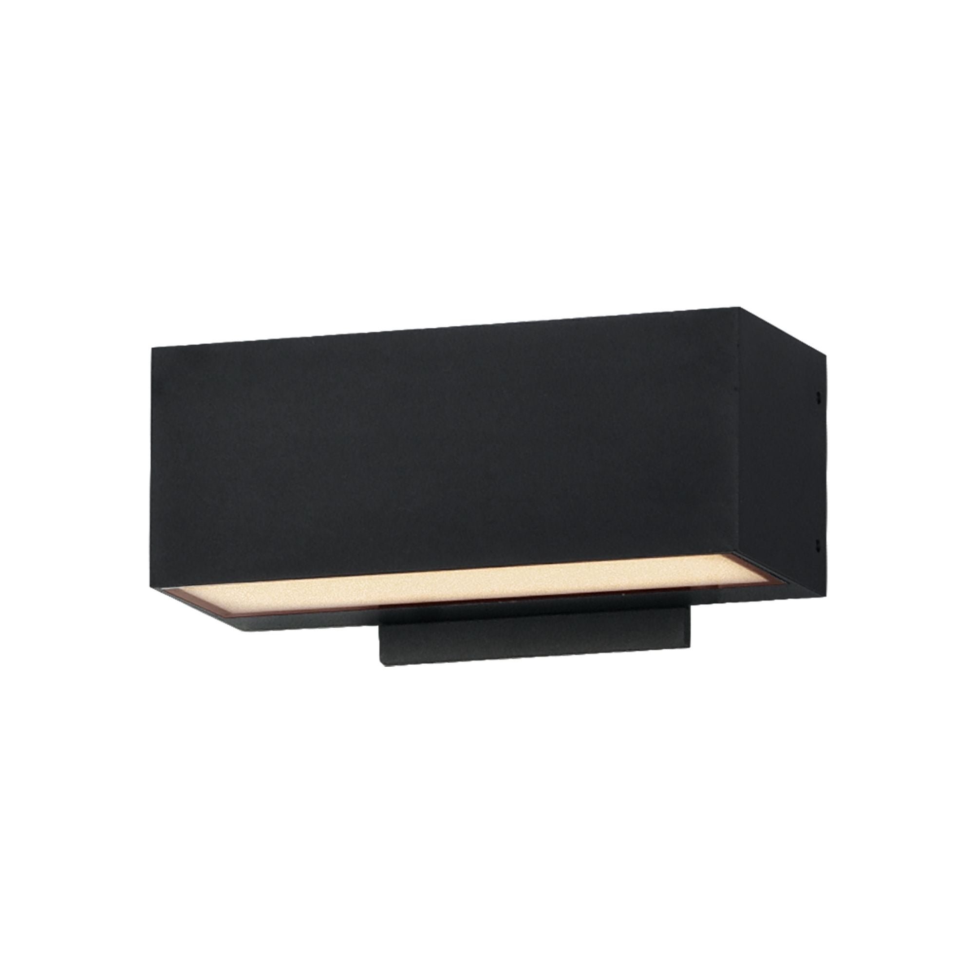 Blok 9" LED Outdoor Wall Sconce, Black Finish