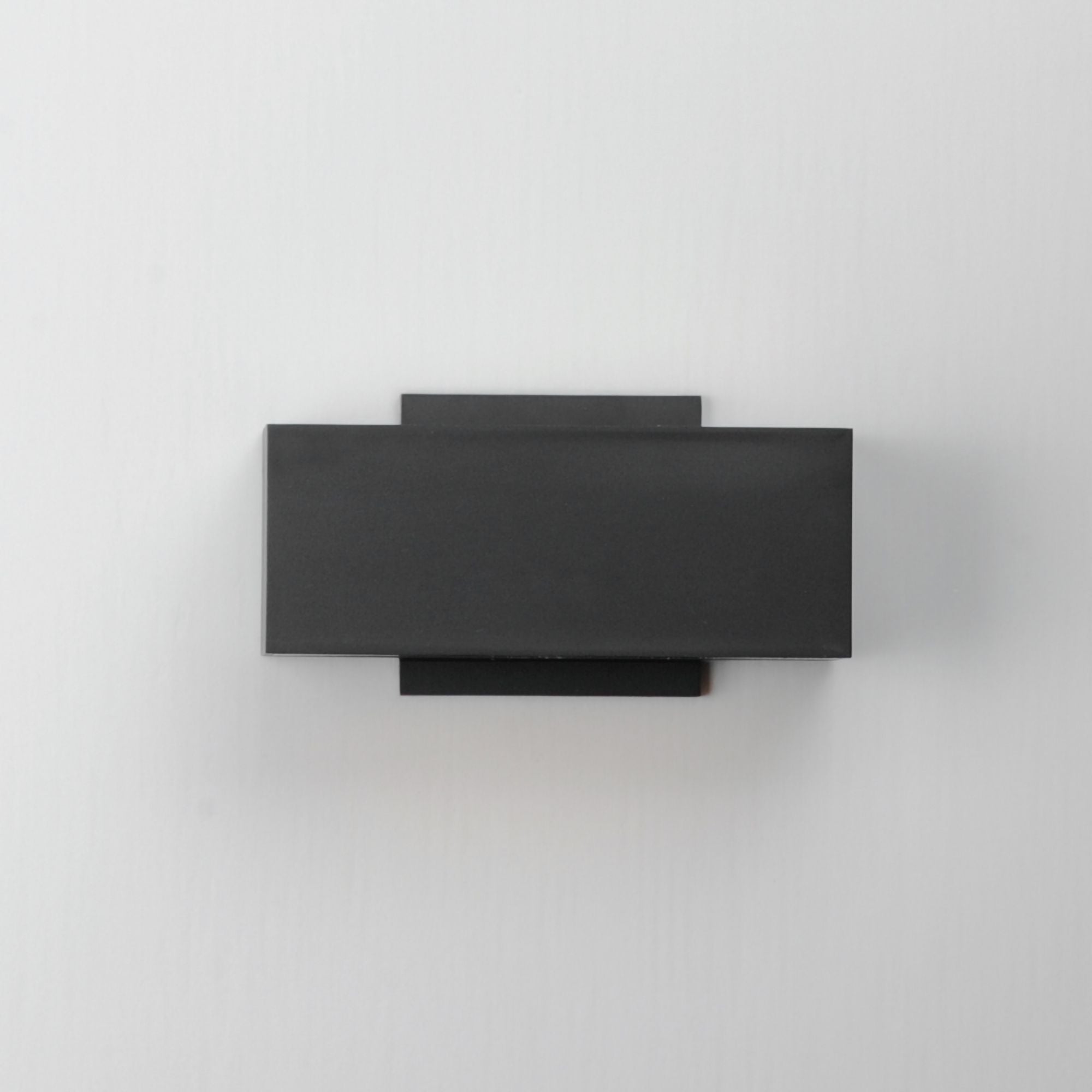Blok 9" LED Outdoor Wall Sconce, Black Finish