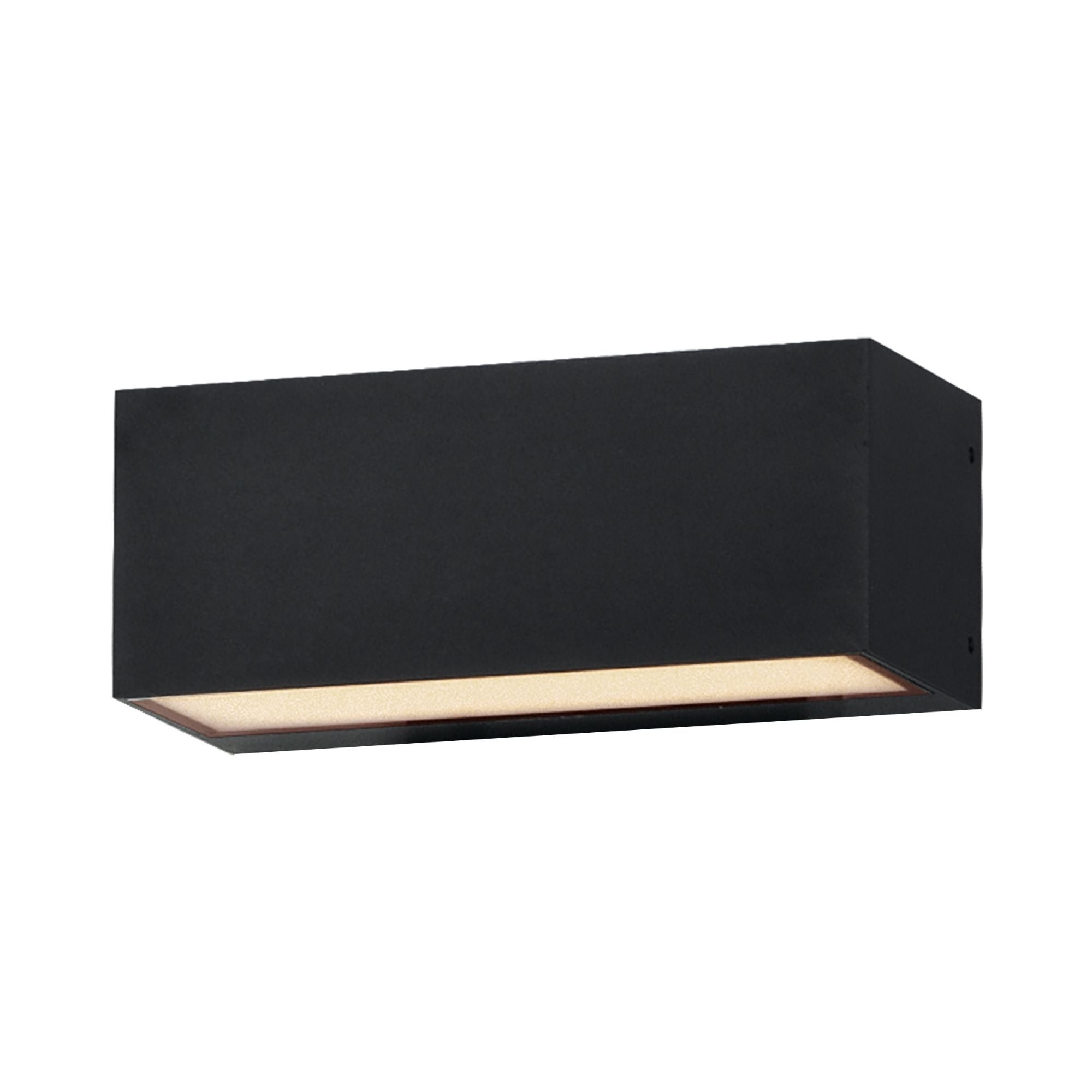 Blok 9" LED Outdoor Wall Sconce, Black Finish