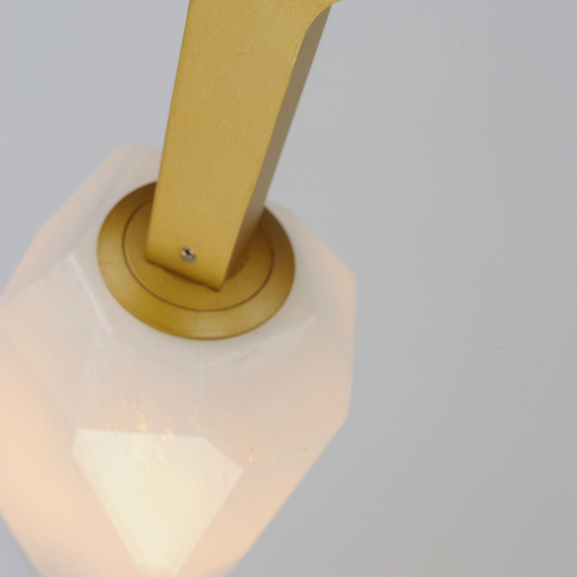 Blossom 27" 3-Light LED Semi-Flush Mount, Natural Aged Brass Finish