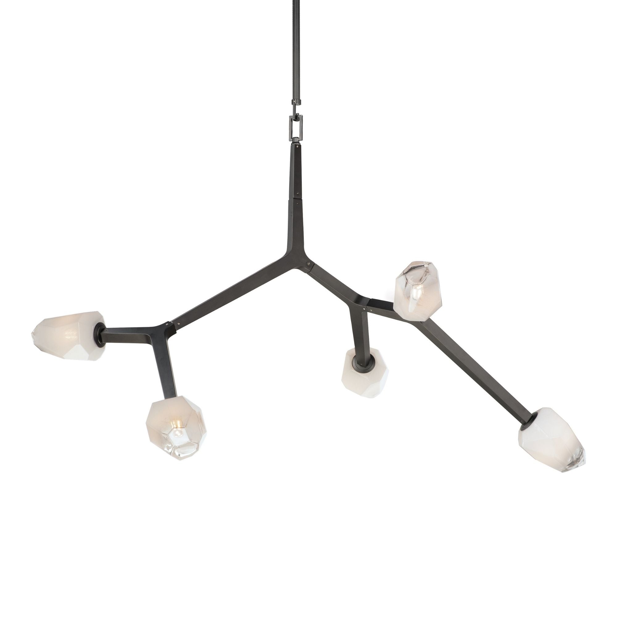 Blossom 36" 5-Light LED Pendant, Black Finish