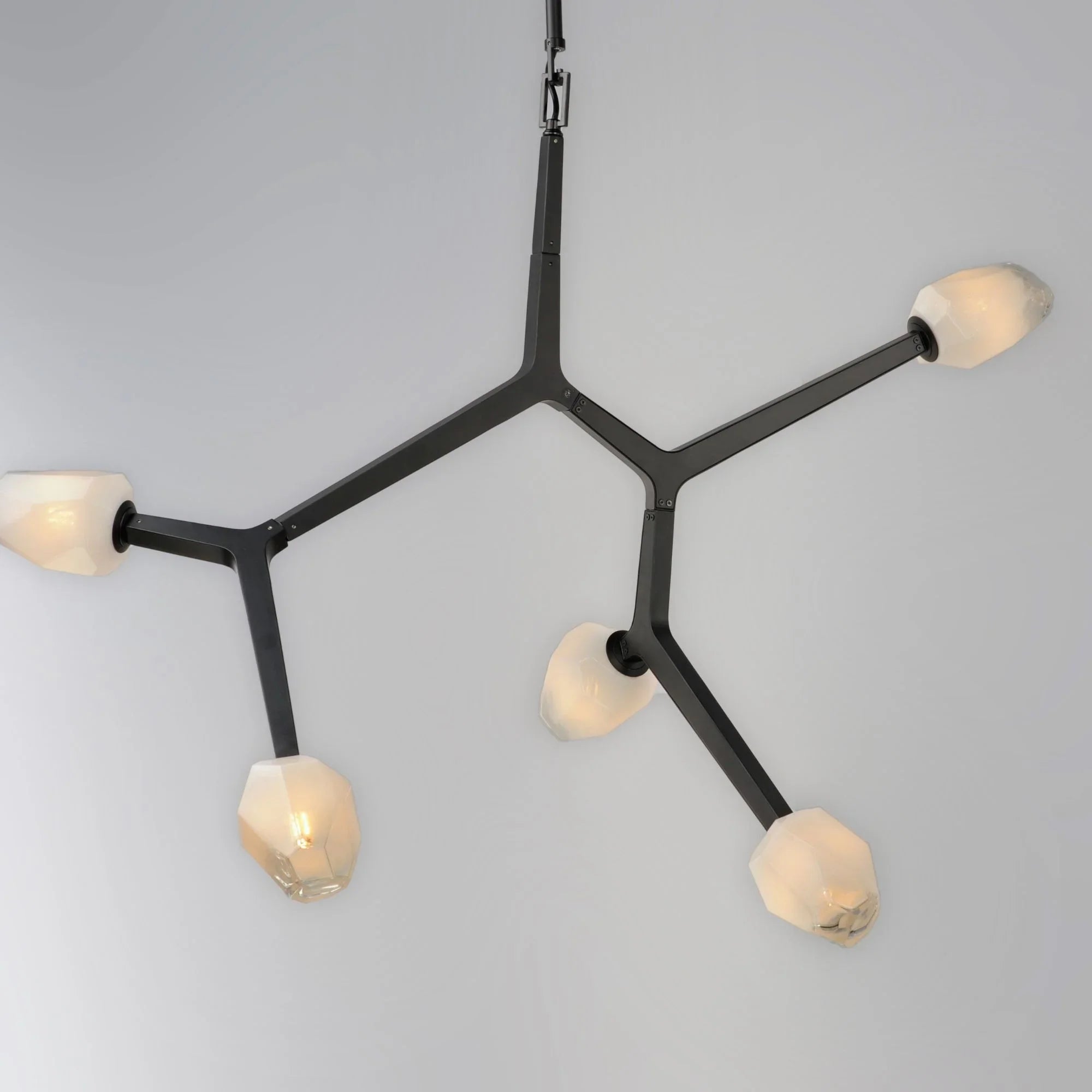 Blossom 36" 5-Light LED Pendant, Black Finish