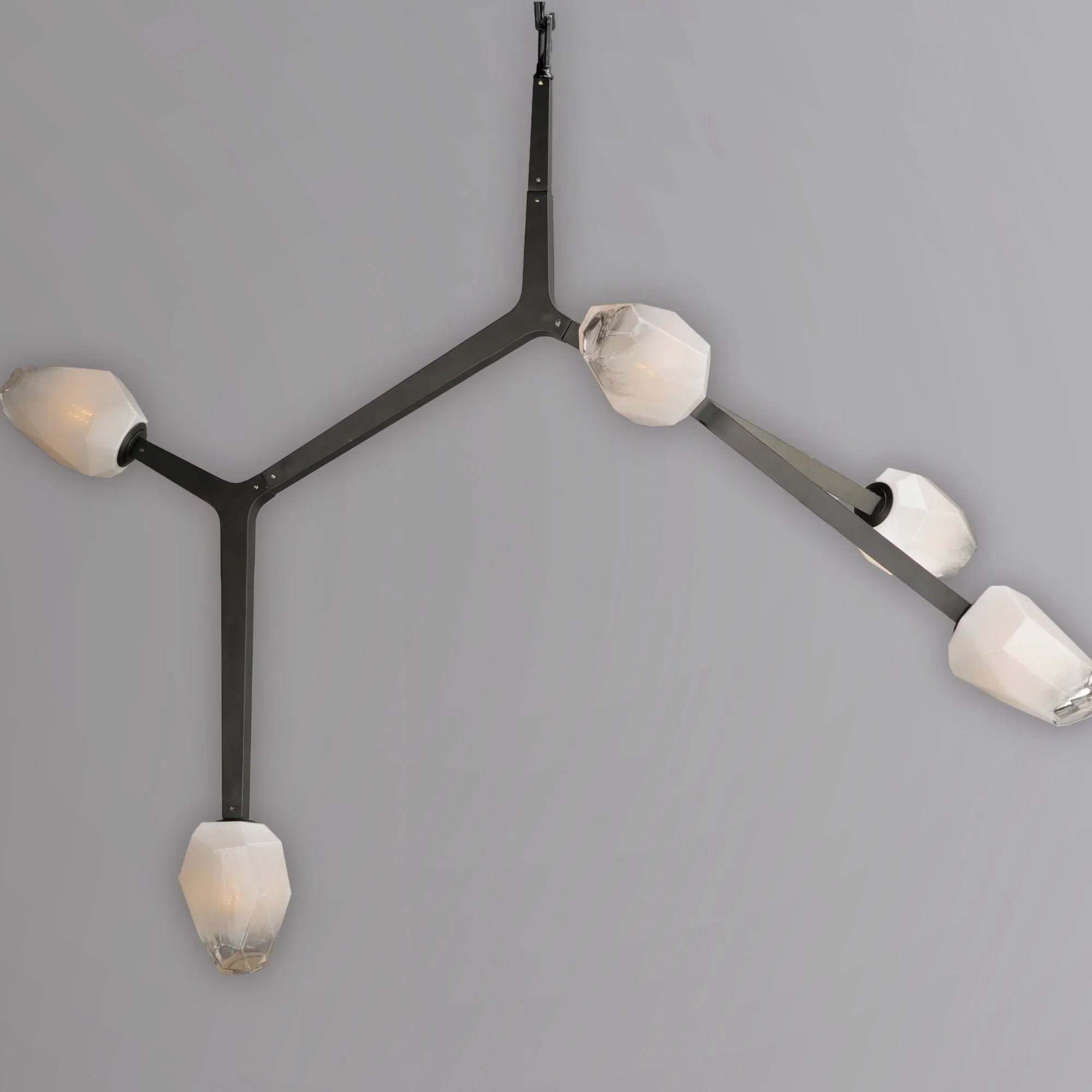 Blossom 36" 5-Light LED Pendant, Black Finish