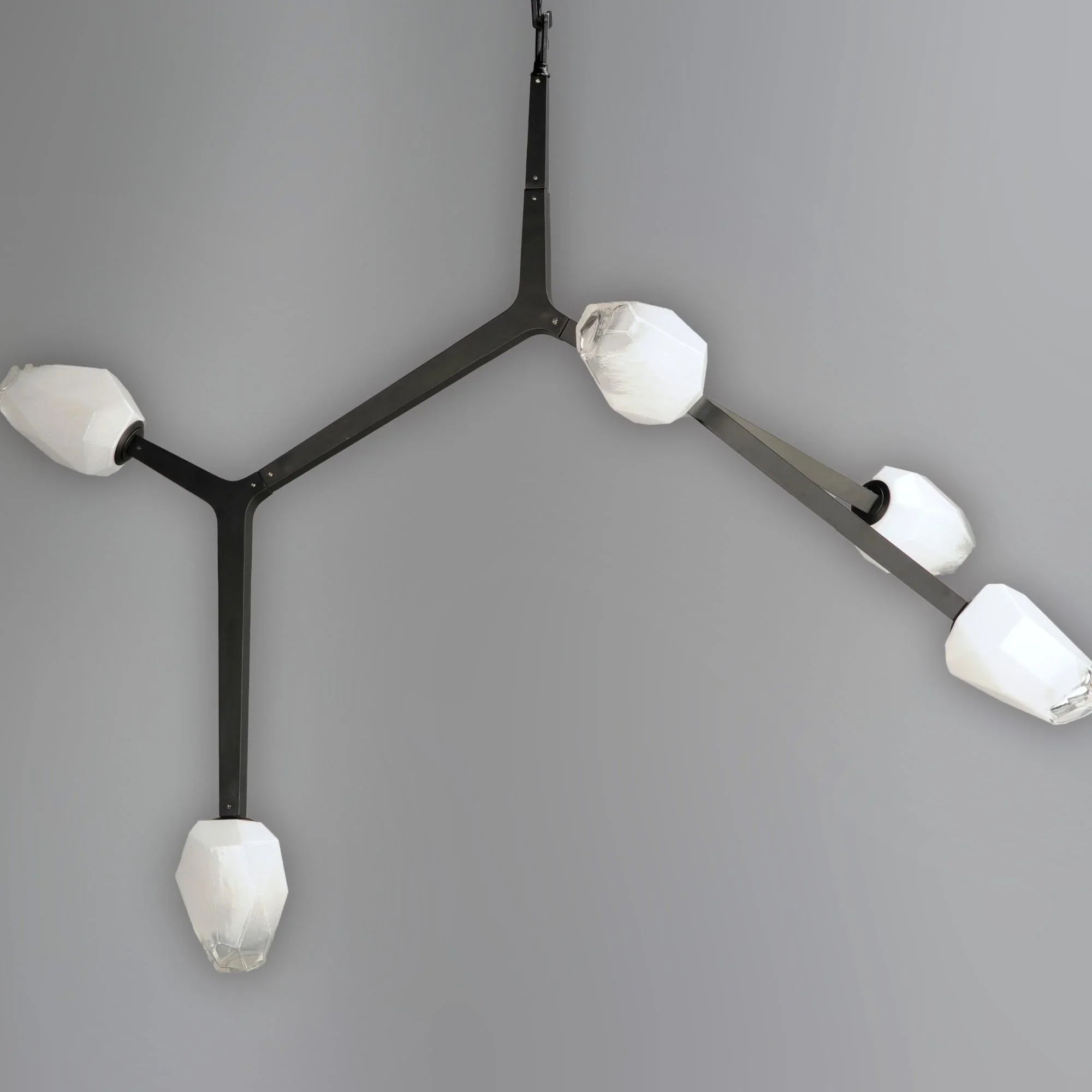 Blossom 36" 5-Light LED Pendant, Black Finish