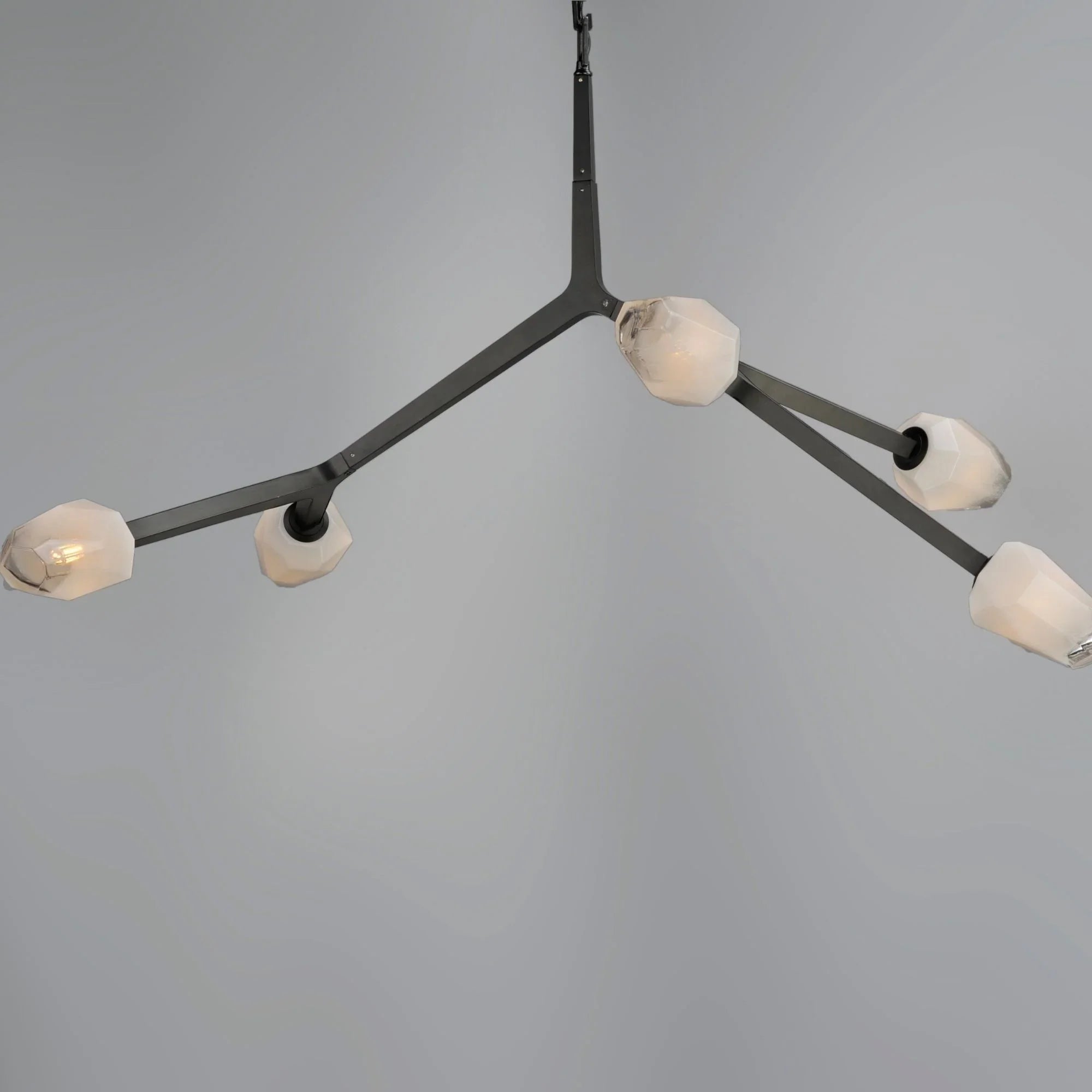 Blossom 36" 5-Light LED Pendant, Black Finish