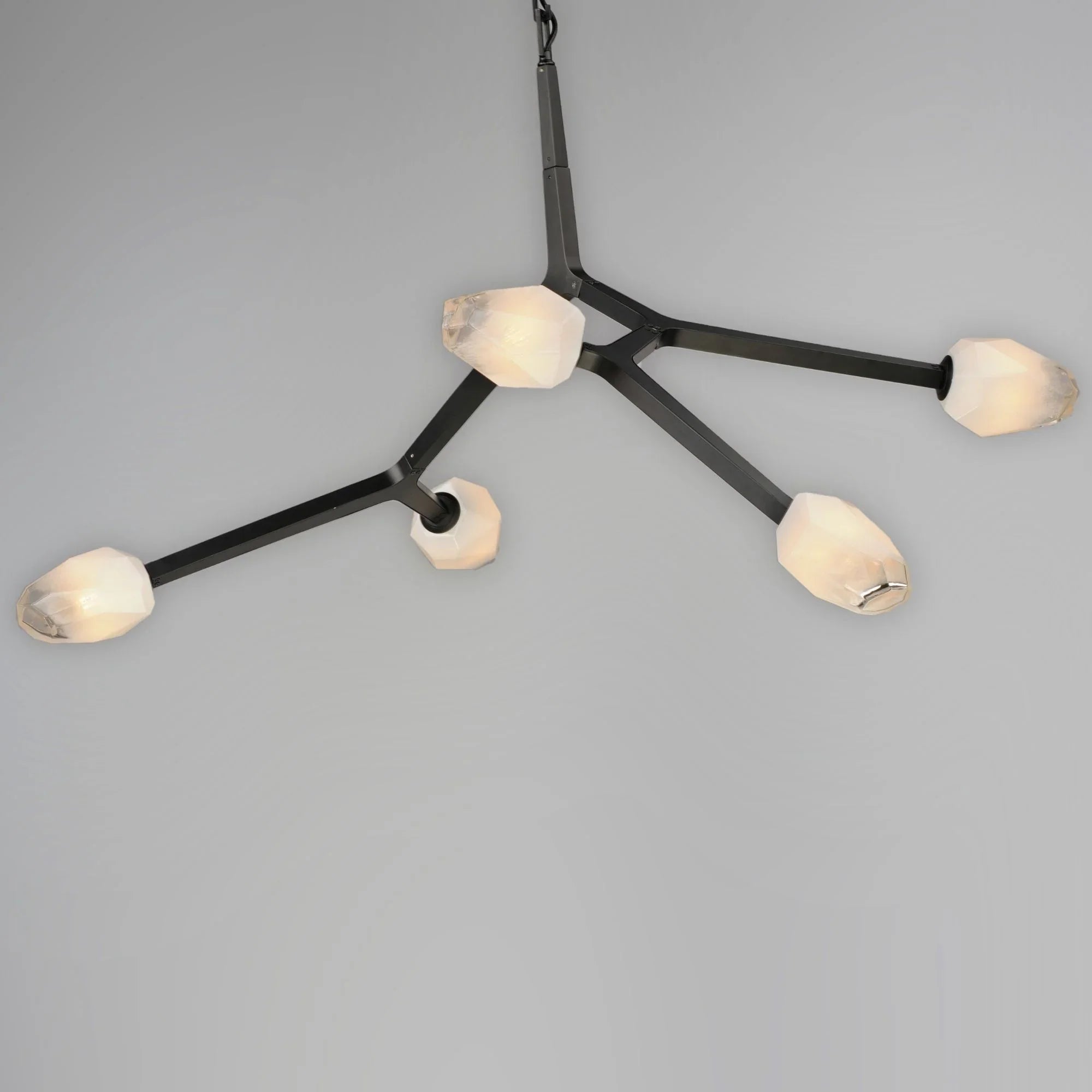 Blossom 36" 5-Light LED Pendant, Black Finish