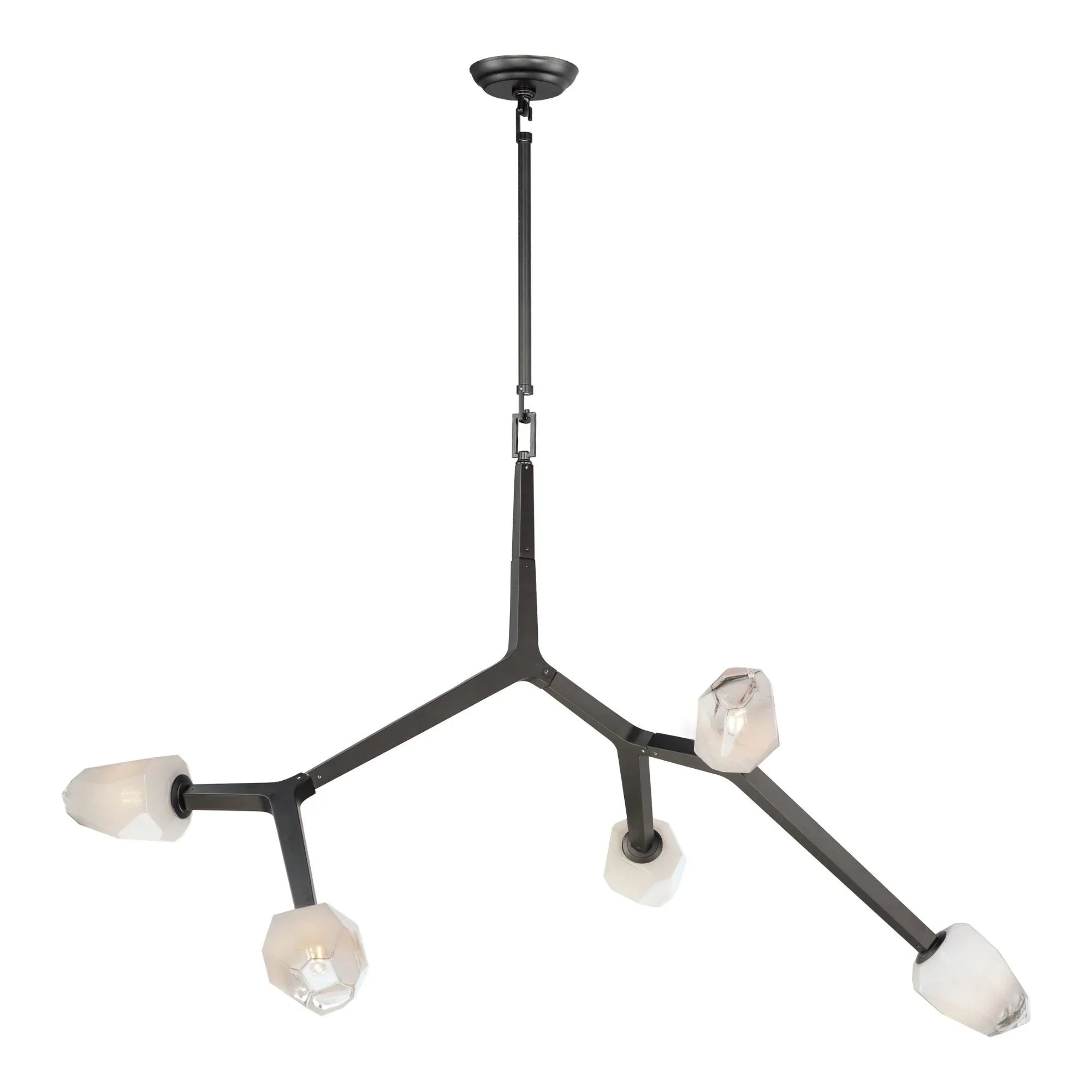 Blossom 36" 5-Light LED Pendant, Black Finish