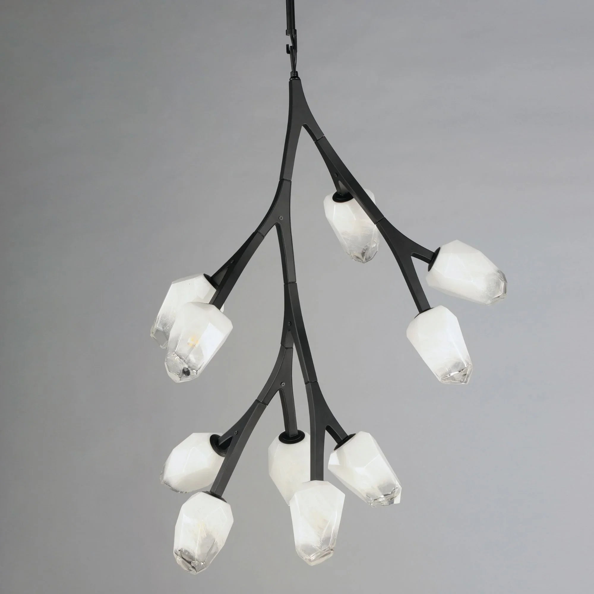Blossom 25" 10-Light LED Pendant, Black Finish