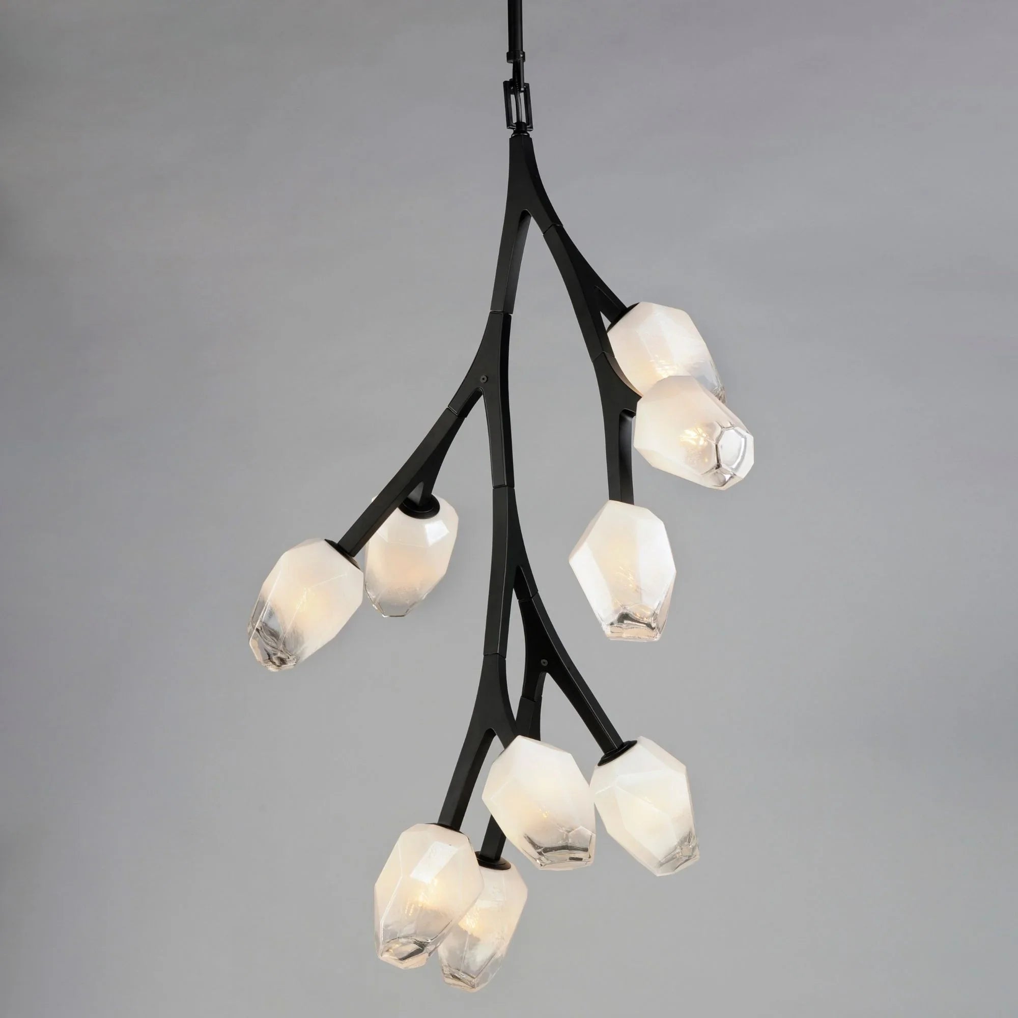 Blossom 25" 10-Light LED Pendant, Black Finish