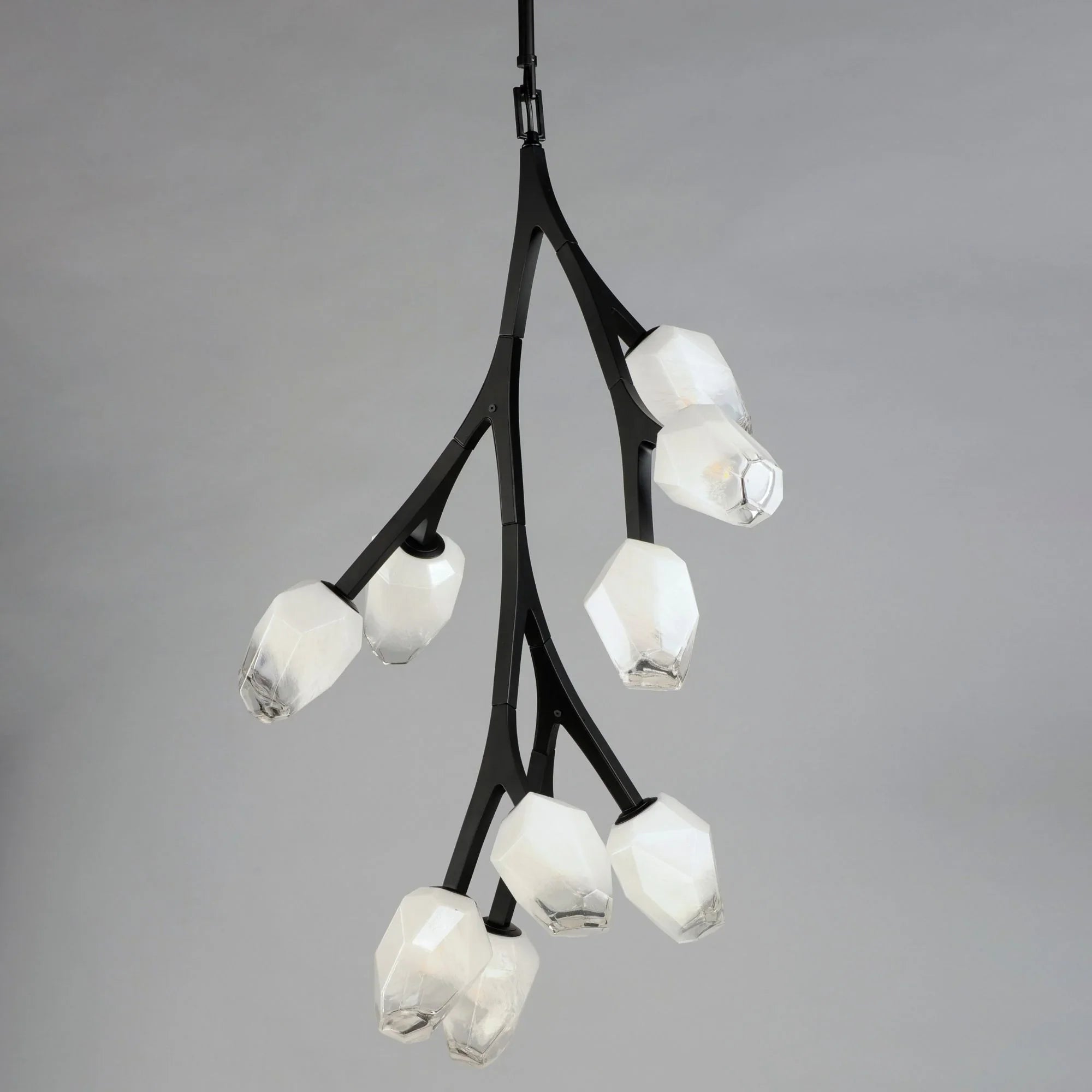 Blossom 25" 10-Light LED Pendant, Black Finish