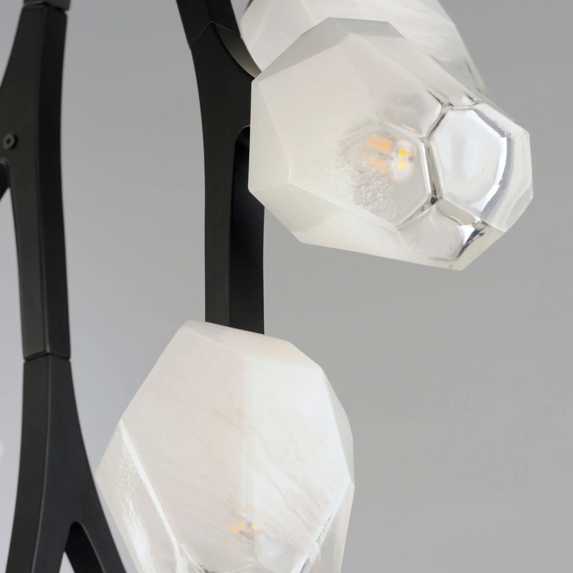 Blossom 25" 10-Light LED Pendant, Black Finish
