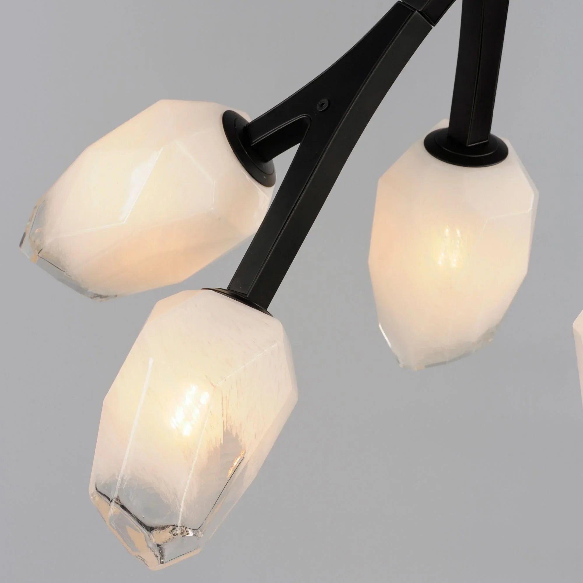 Blossom 25" 10-Light LED Pendant, Black Finish