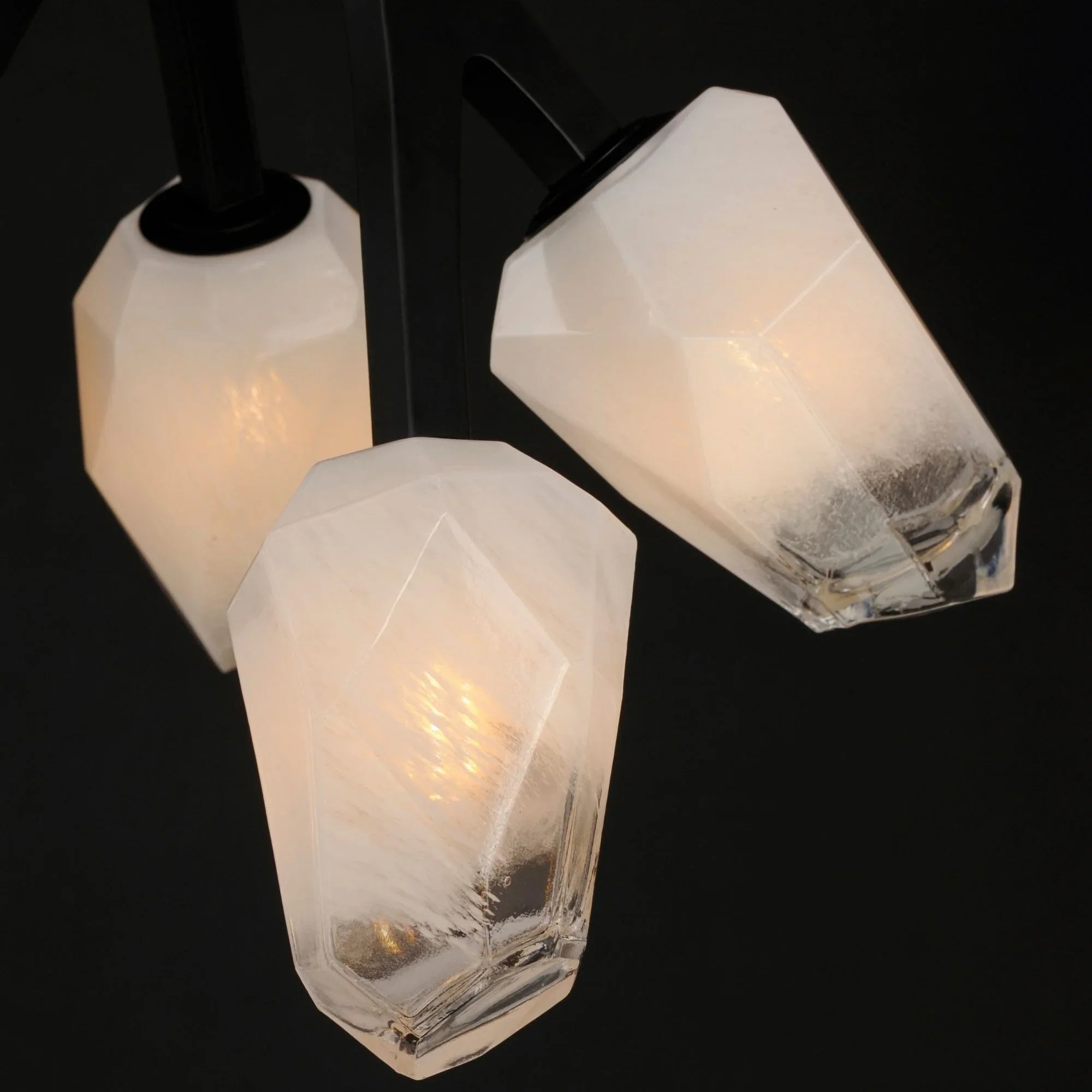 Blossom 25" 10-Light LED Pendant, Black Finish