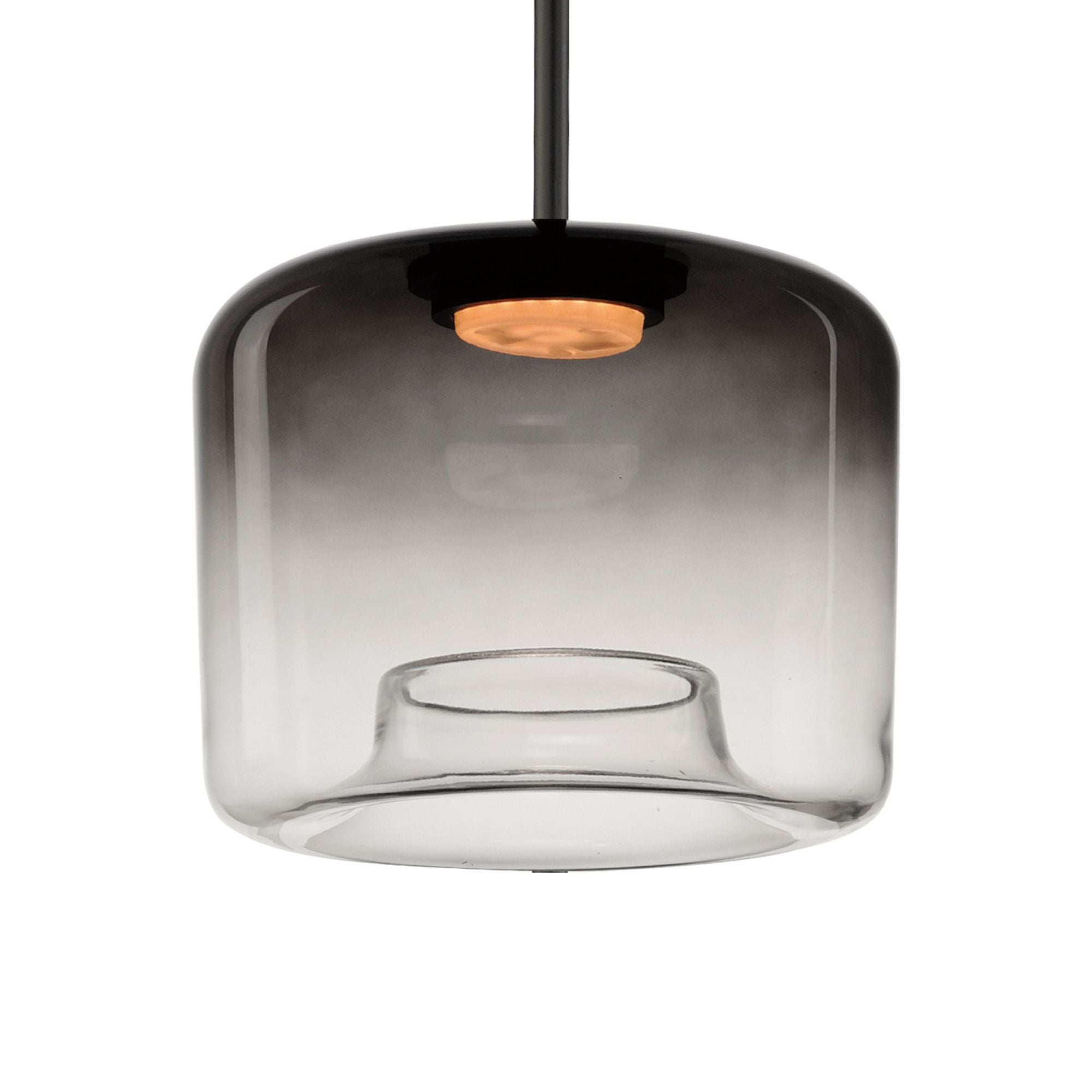 Bombona 12" x 10" LED Pendant, Black Finish