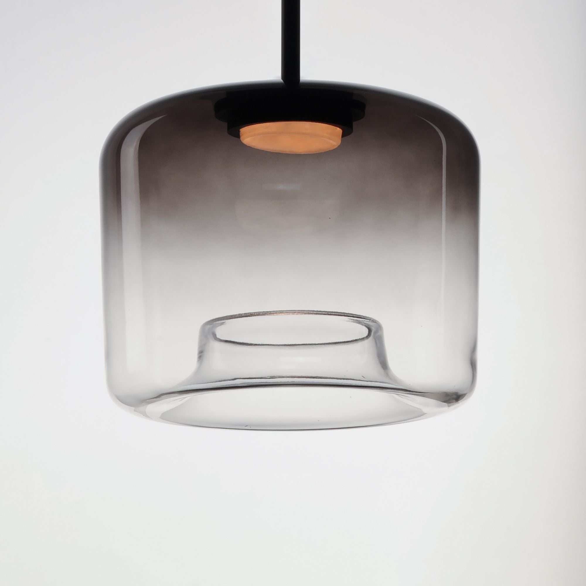 Bombona 12" x 10" LED Pendant, Black Finish
