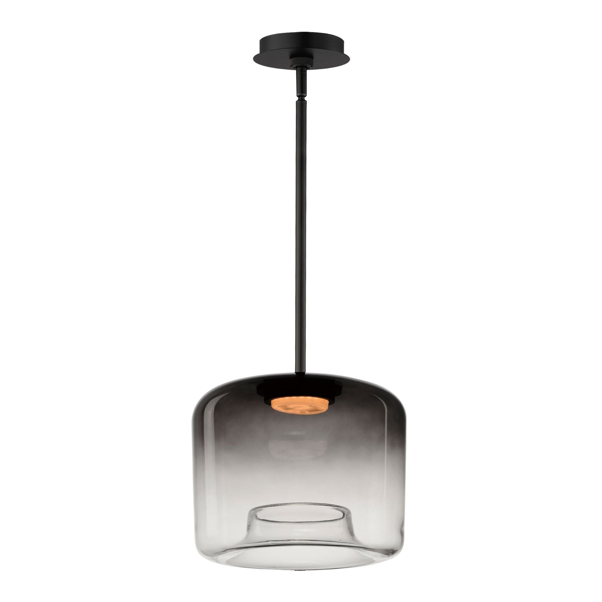 Bombona 12" x 10" LED Pendant, Black Finish