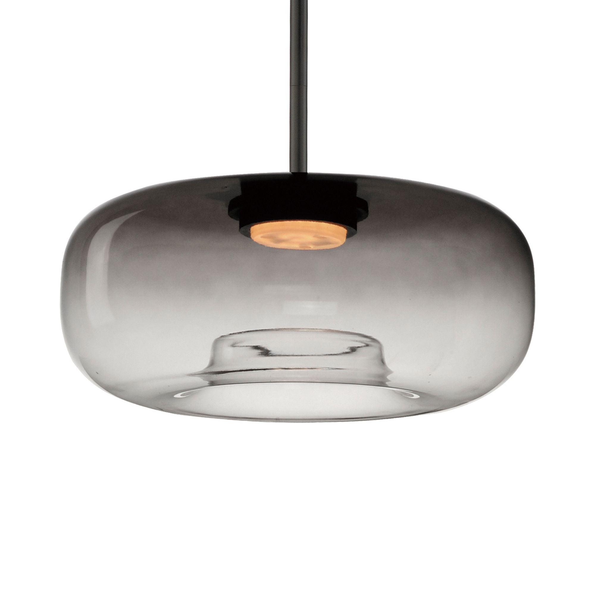 Bombona 16" x 7" LED Pendant, Black Finish