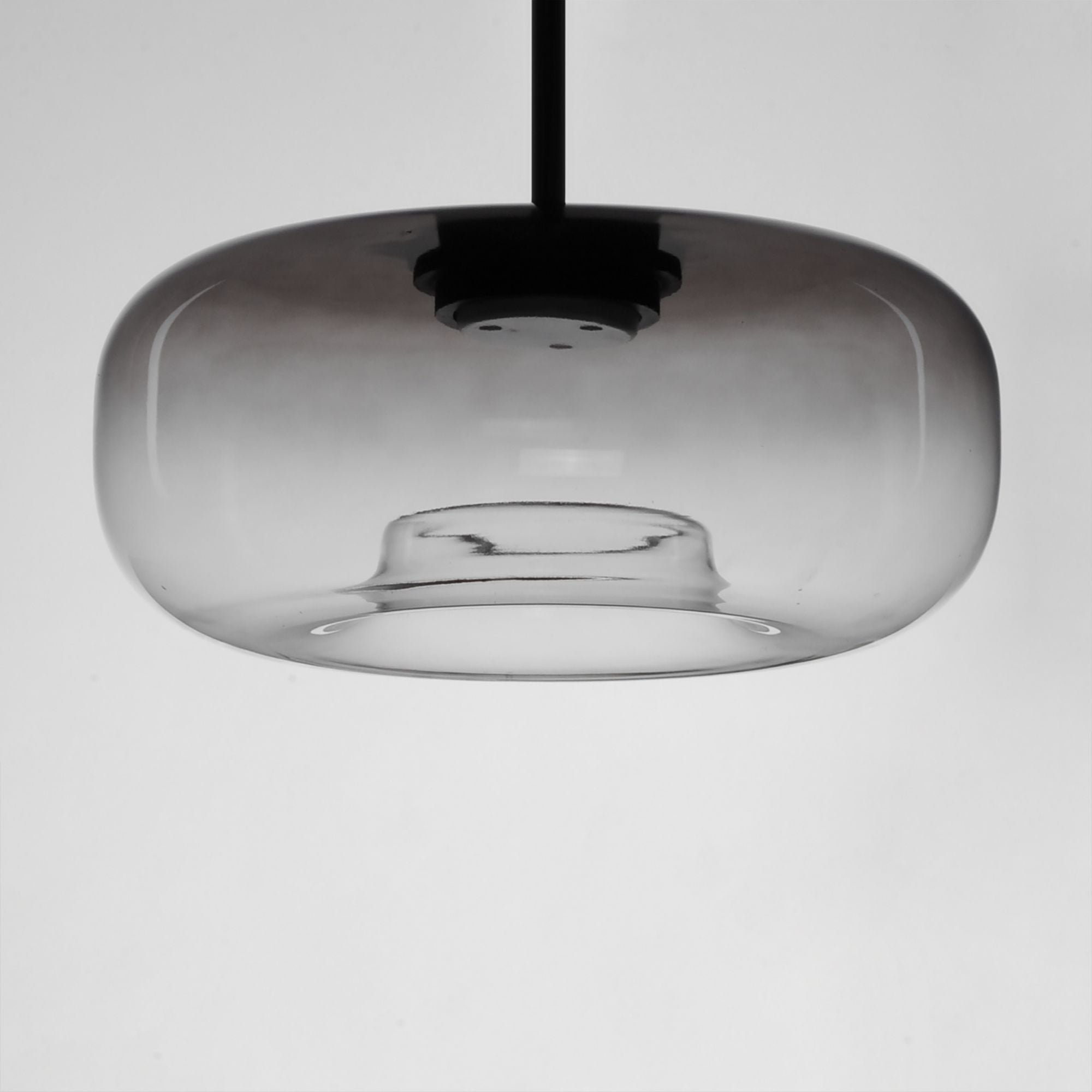 Bombona 16" x 7" LED Pendant, Black Finish