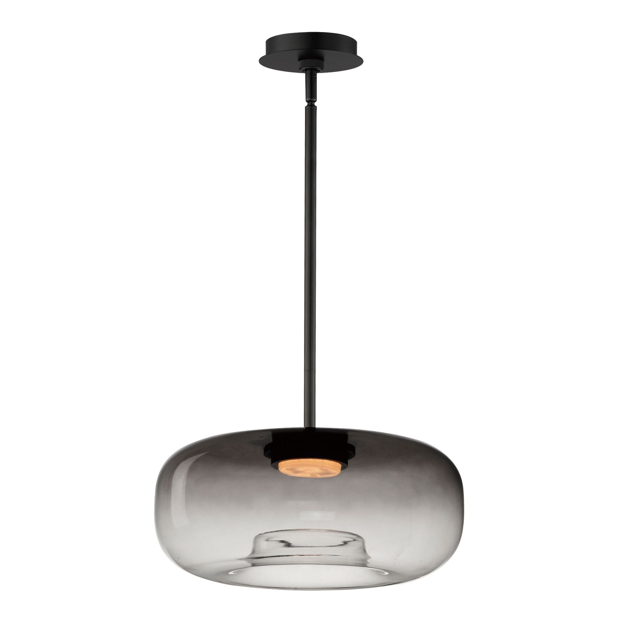 Bombona 16" x 7" LED Pendant, Black Finish