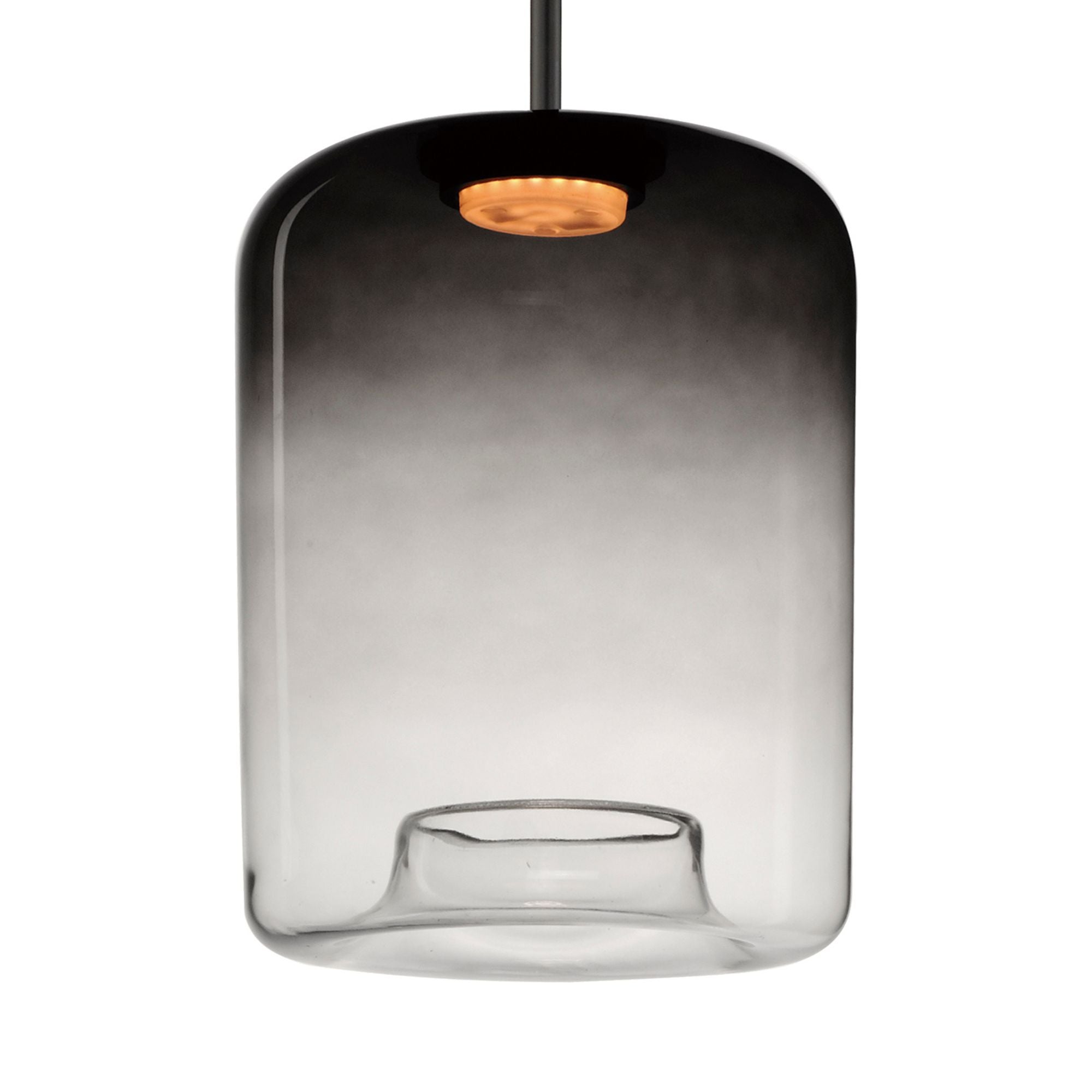 Bombona 12" x 16" LED Pendant, Black Finish