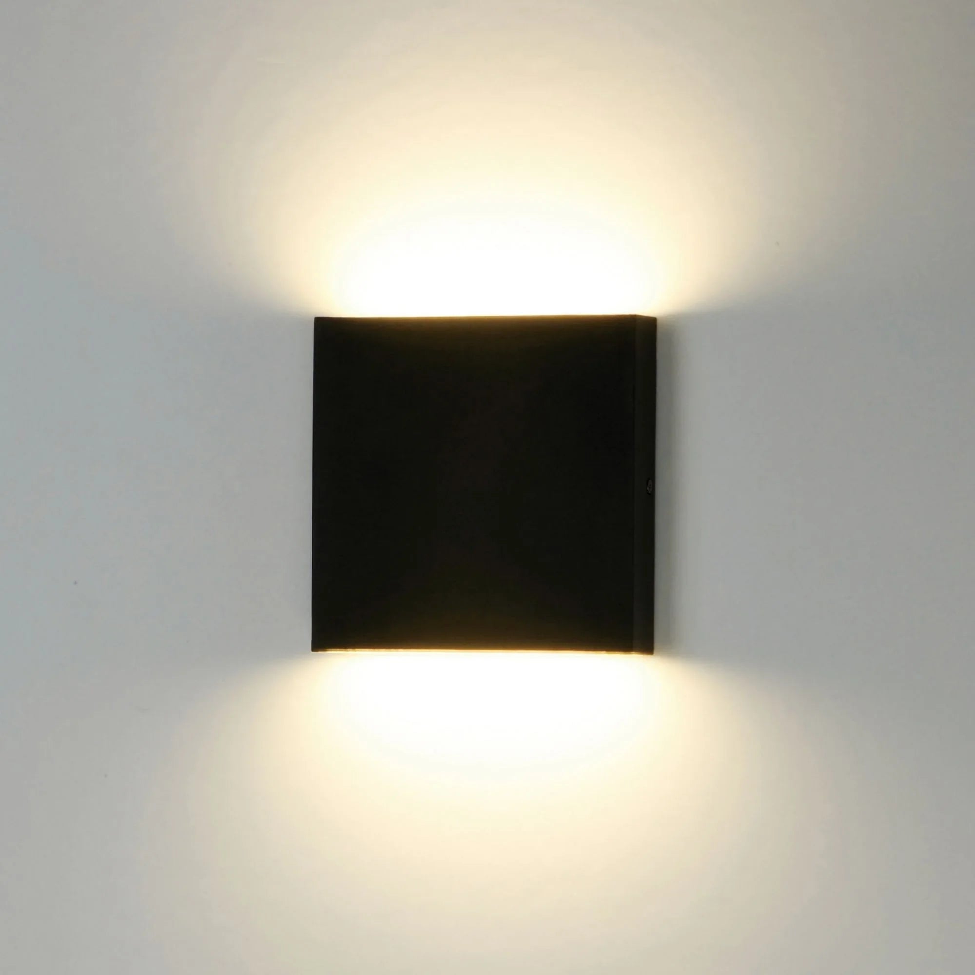 Brik 5" LED Outdoor Wall Sconce, 120V, Black Finish