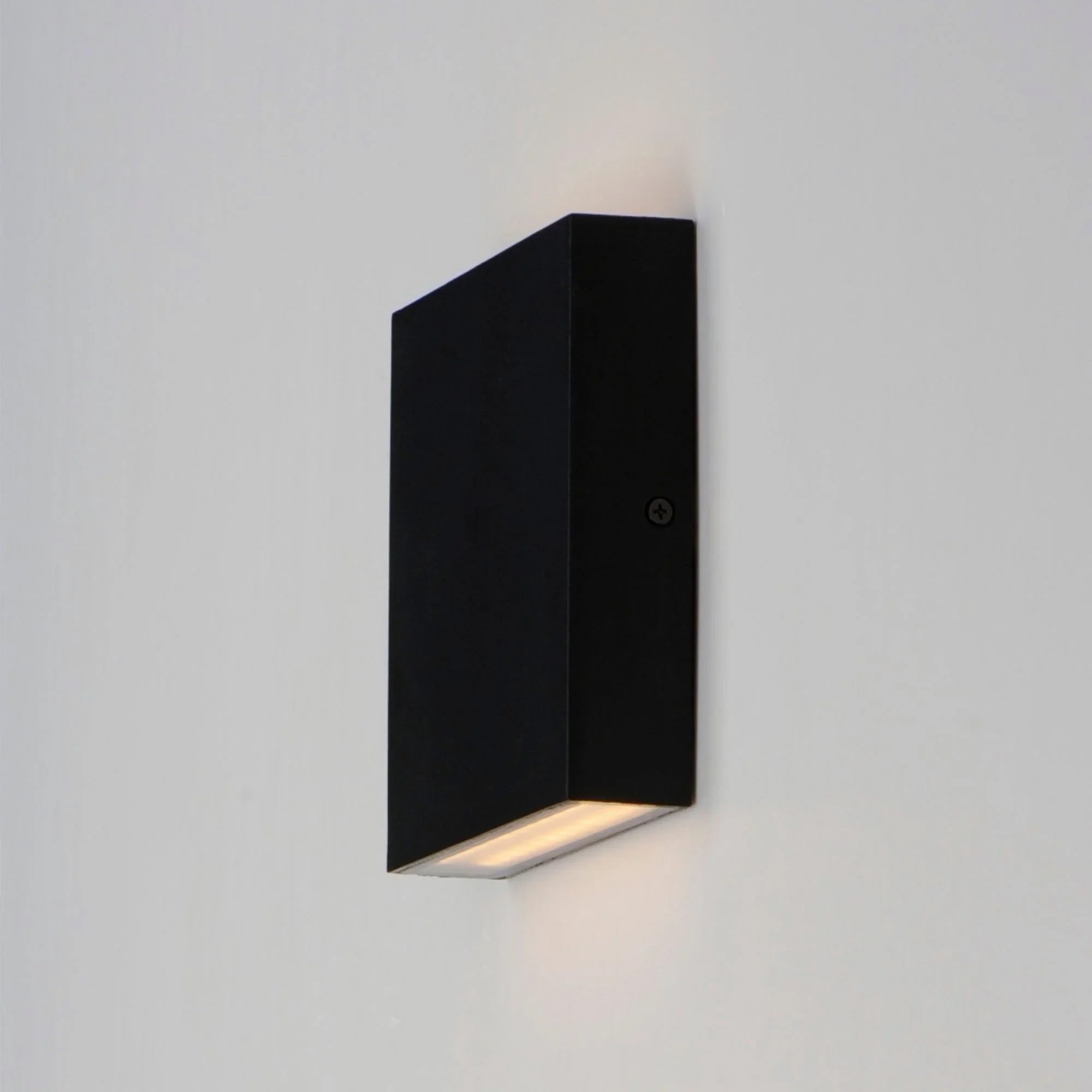 Brik 5" LED Outdoor Wall Sconce, 120V, Black Finish
