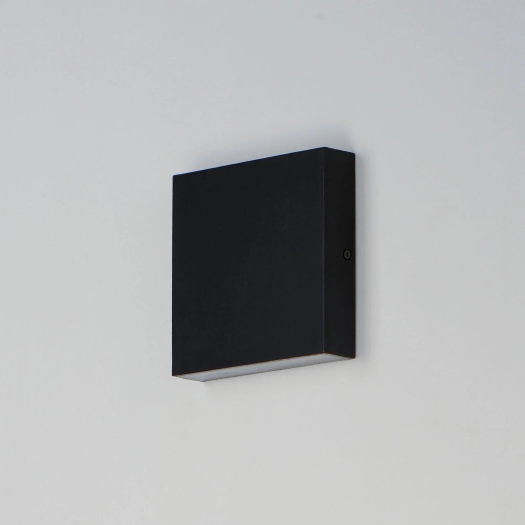Brik 5" LED Outdoor Wall Sconce, 120V, Black Finish