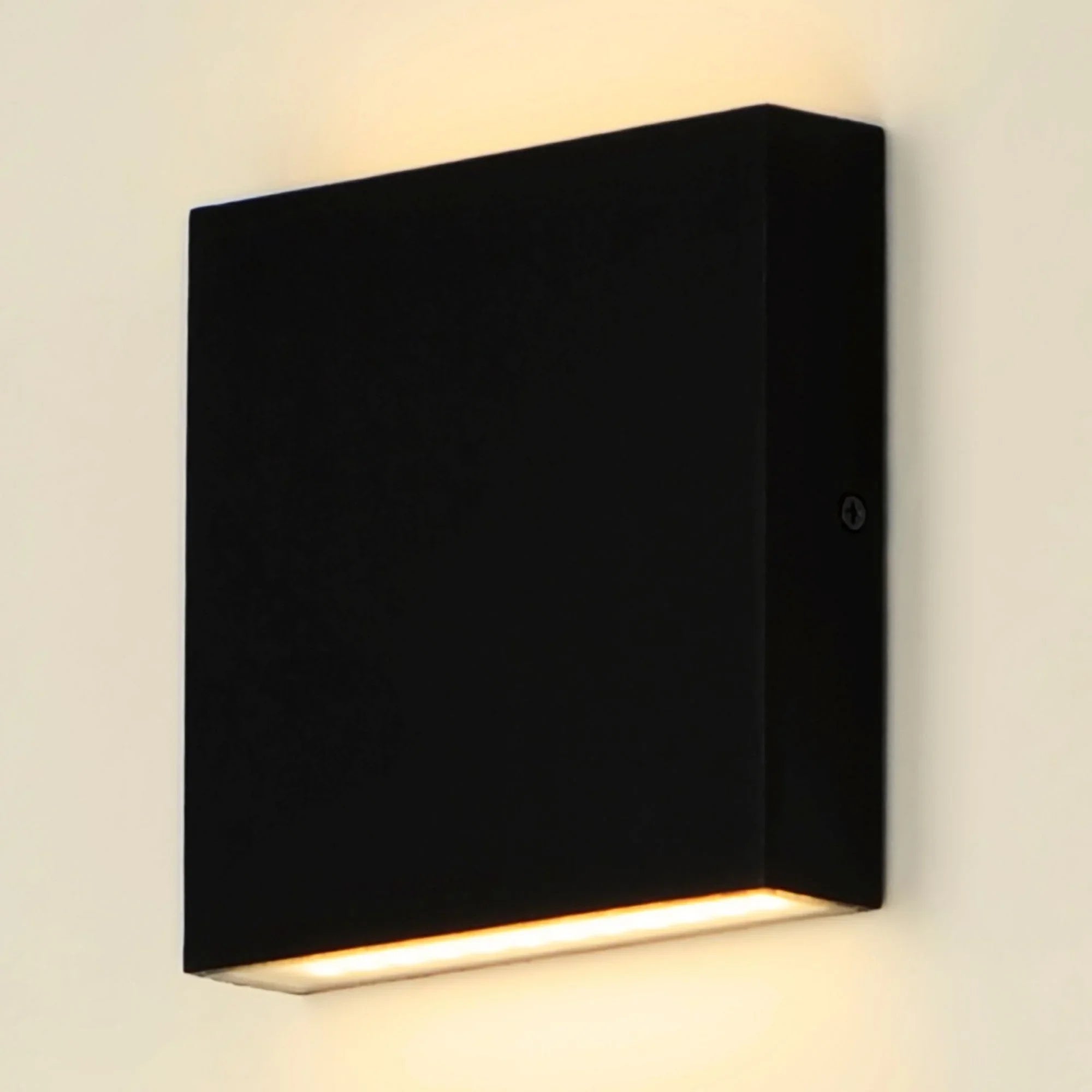 Brik 5" LED Outdoor Wall Sconce, 120V, Black Finish