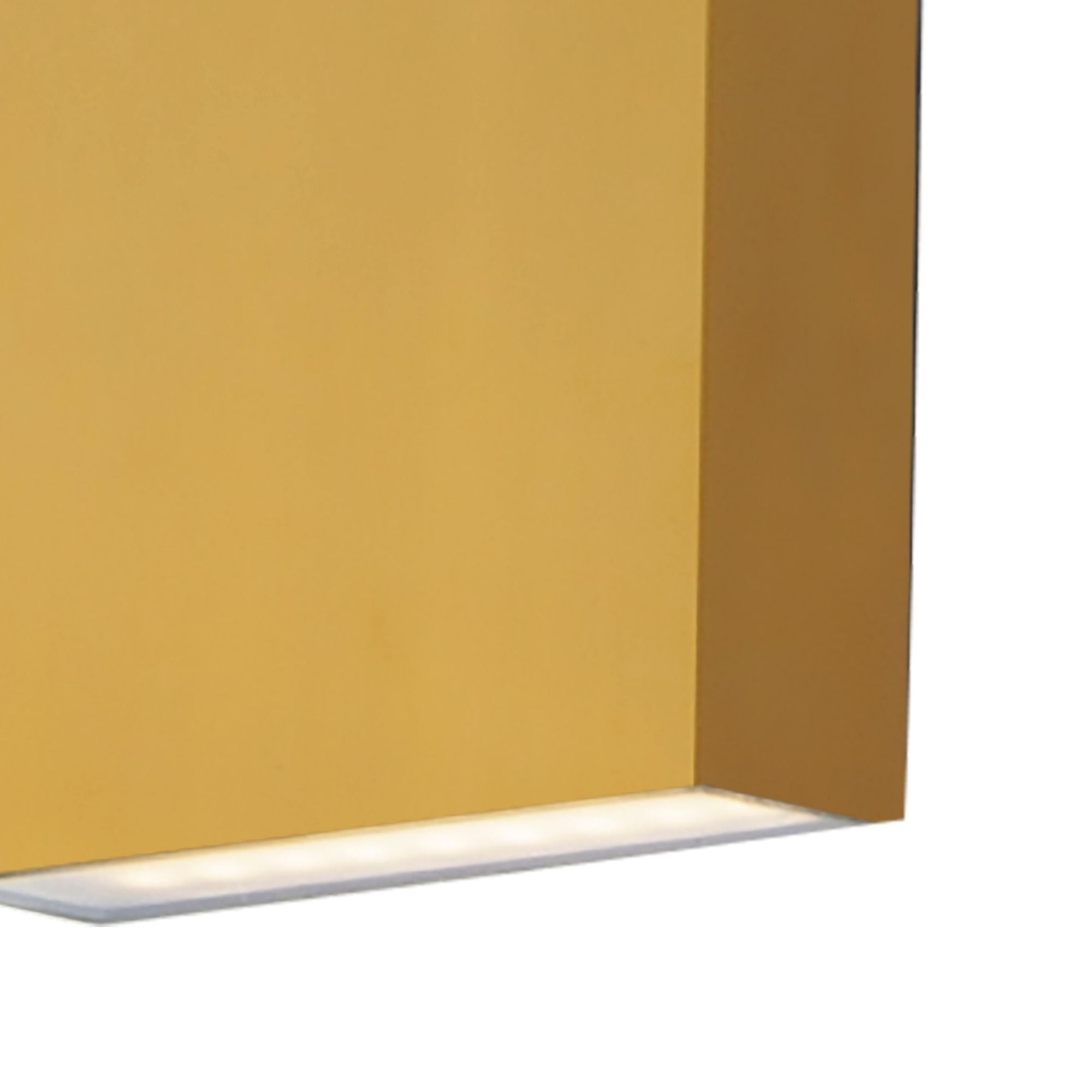 Brik 5" LED Outdoor Wall Sconce, 120V, Natural Aged Brass Finish