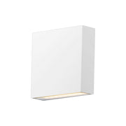 Brik 5" LED Outdoor Wall Sconce, 120V, White Finish